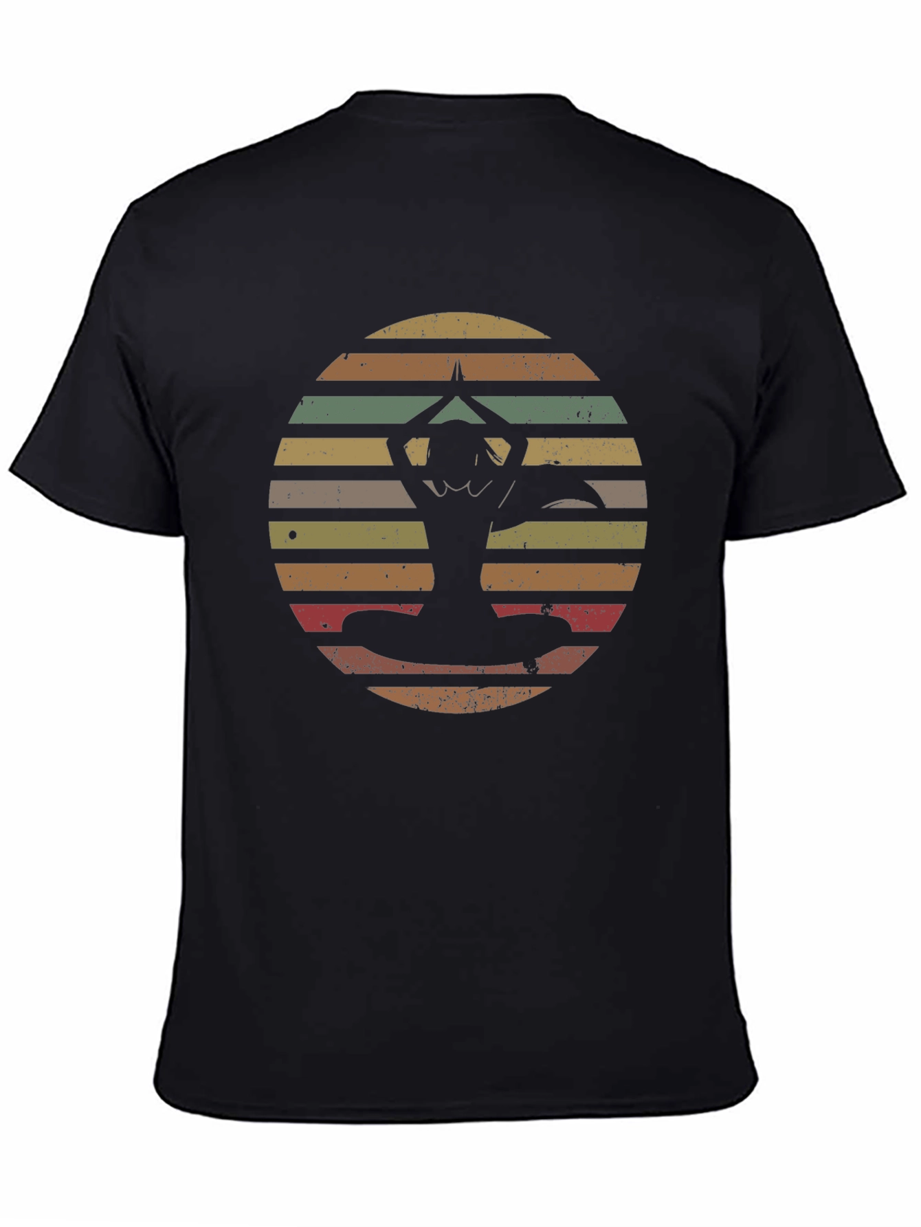 Retro Yoga Silhouette T-Shirt