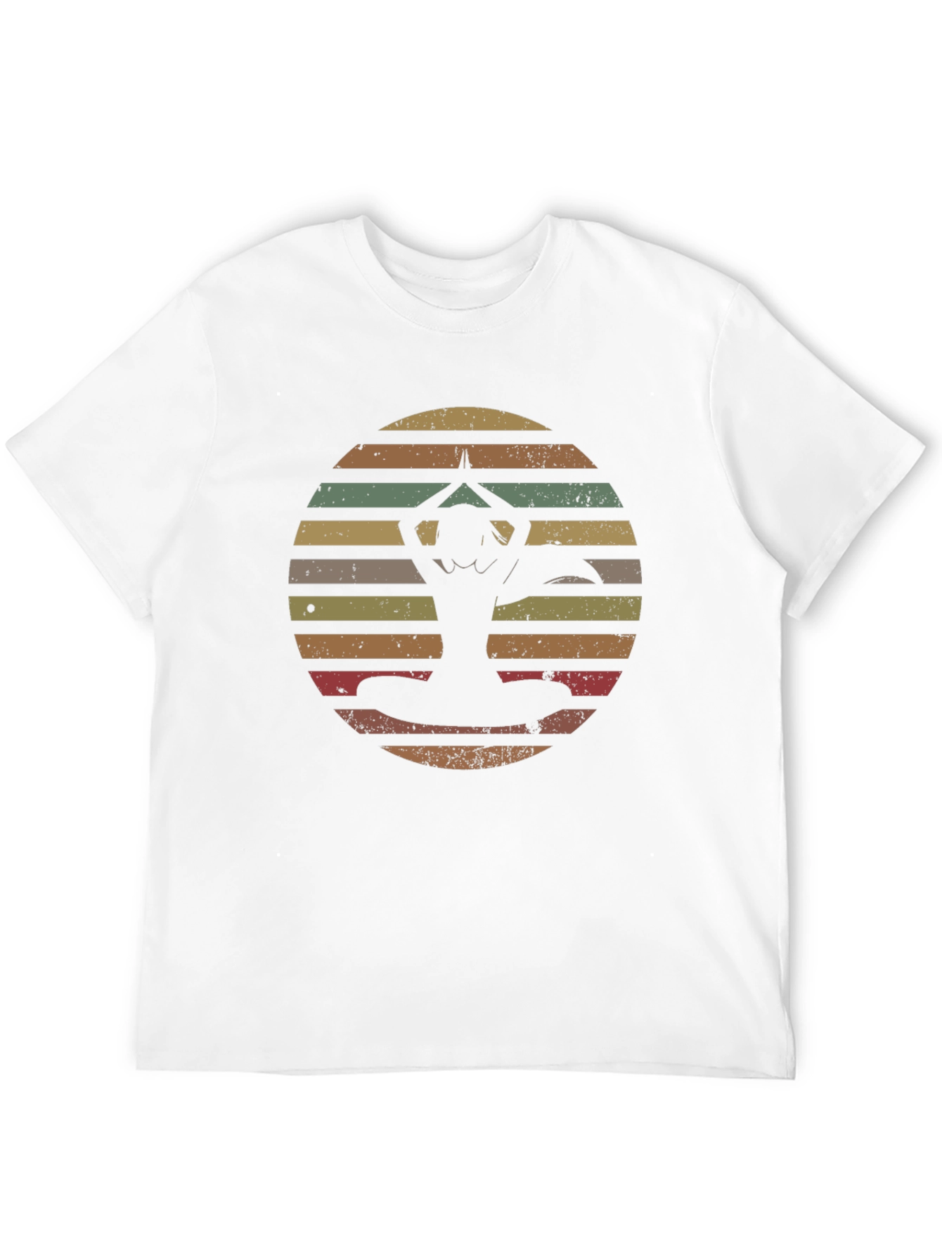 Retro Yoga Silhouette T-Shirt