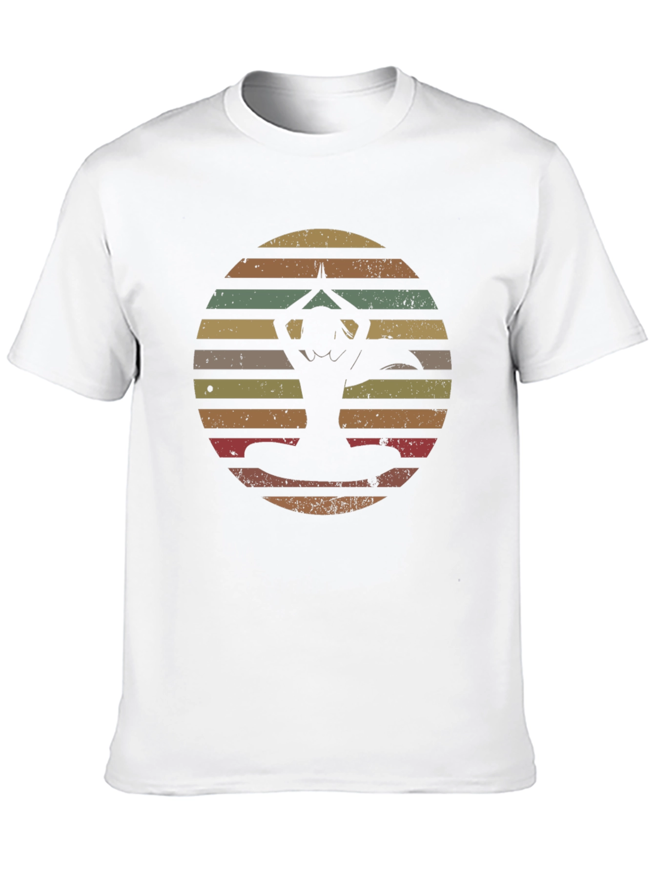 Retro Yoga Silhouette T-Shirt