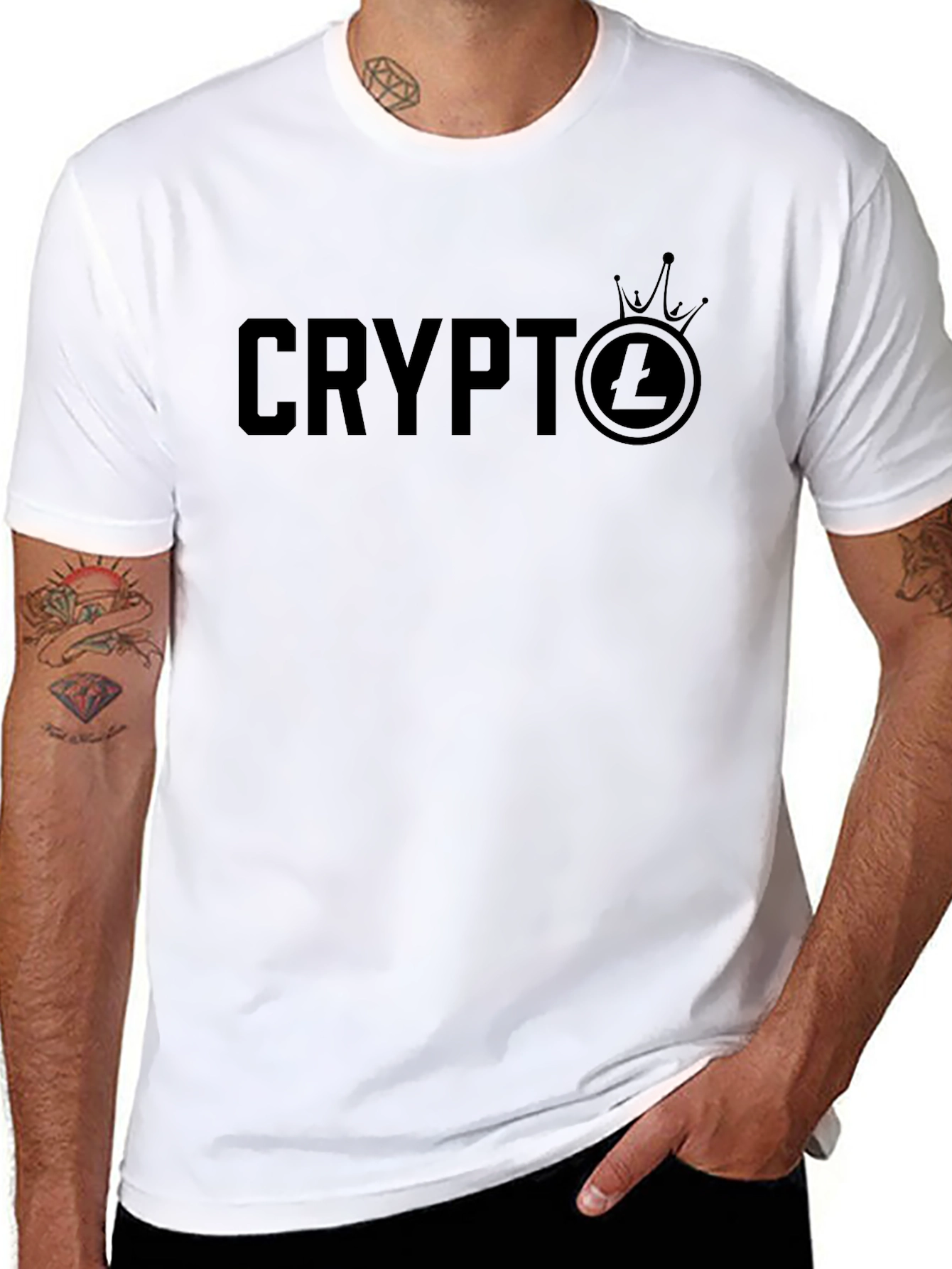 Crypto Litecoin King T-Shirt