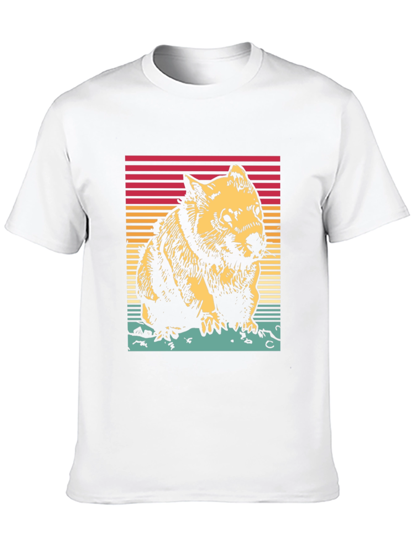 Retro Wombat T-Shirt - Classic Graphic Tee