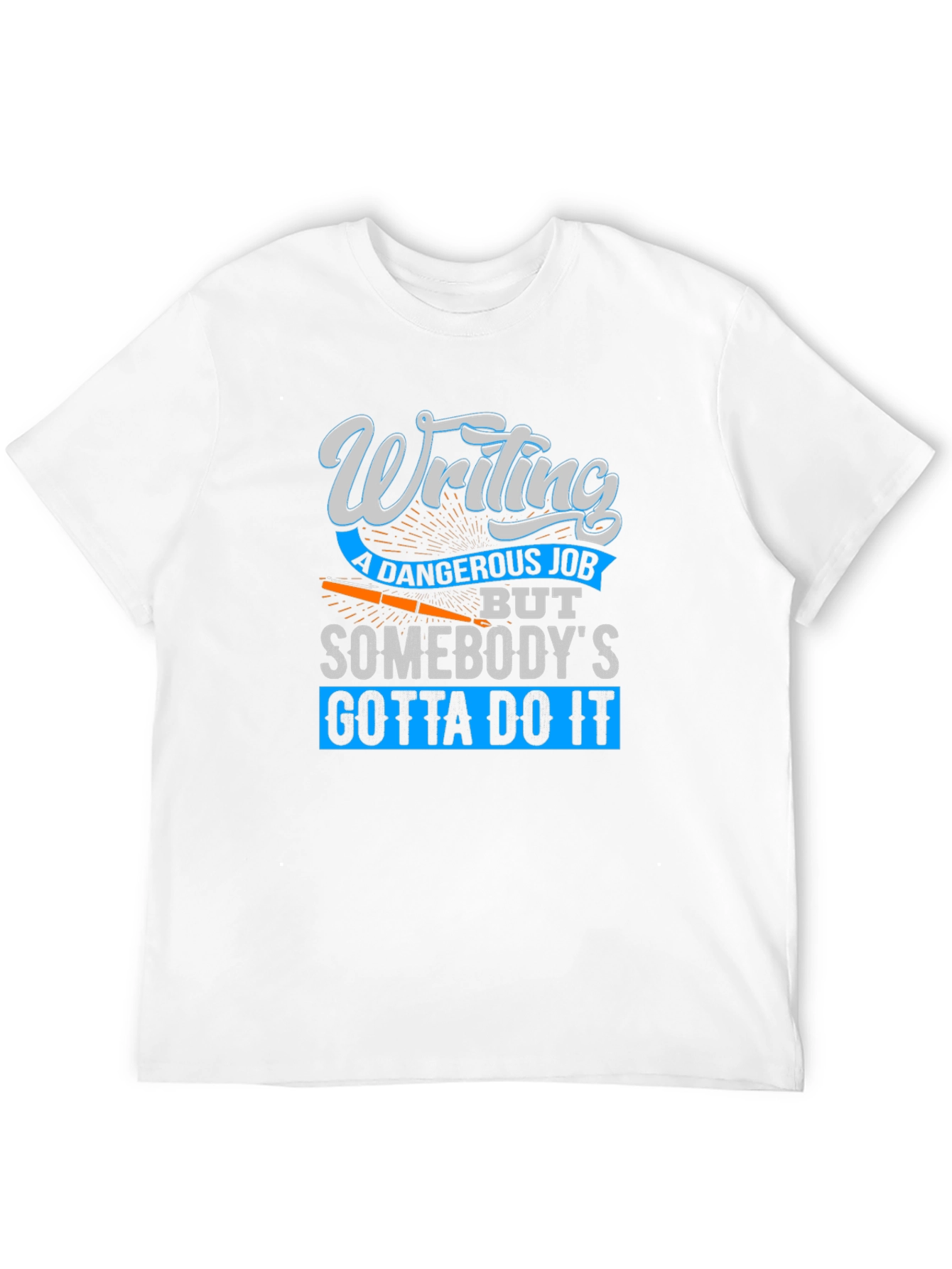 Writing a Dangerous Job Black T-Shirt