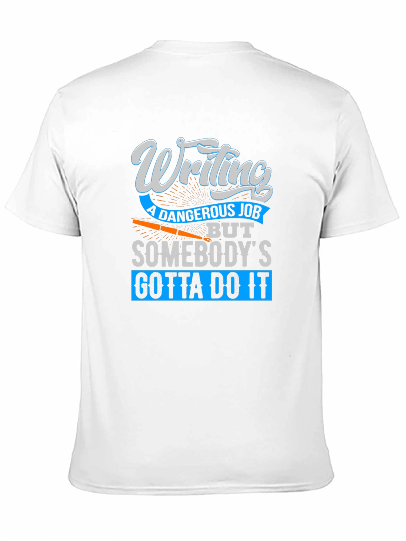 Writing a Dangerous Job Black T-Shirt