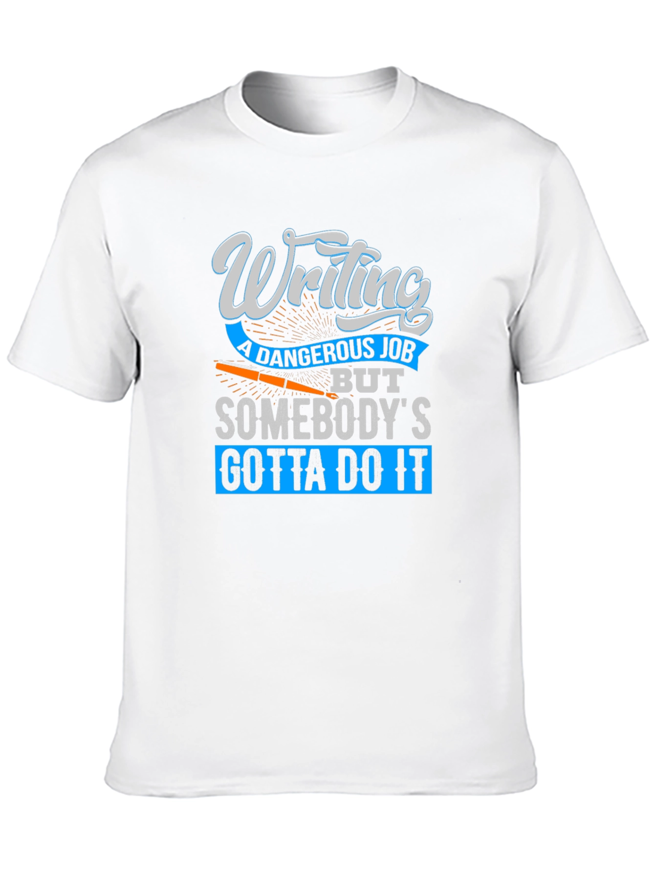 Writing a Dangerous Job Black T-Shirt