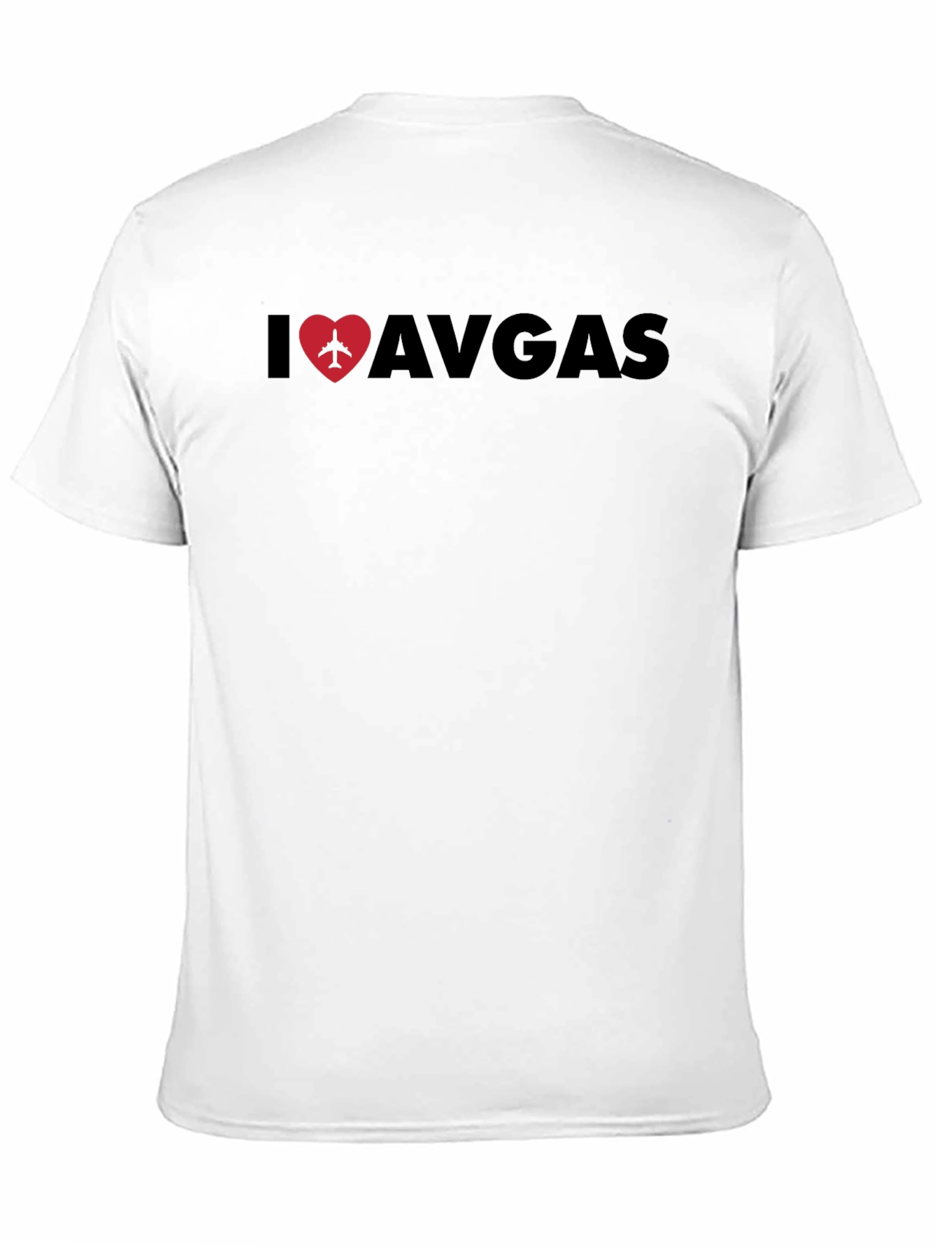 I Love Avgas Black T-Shirt