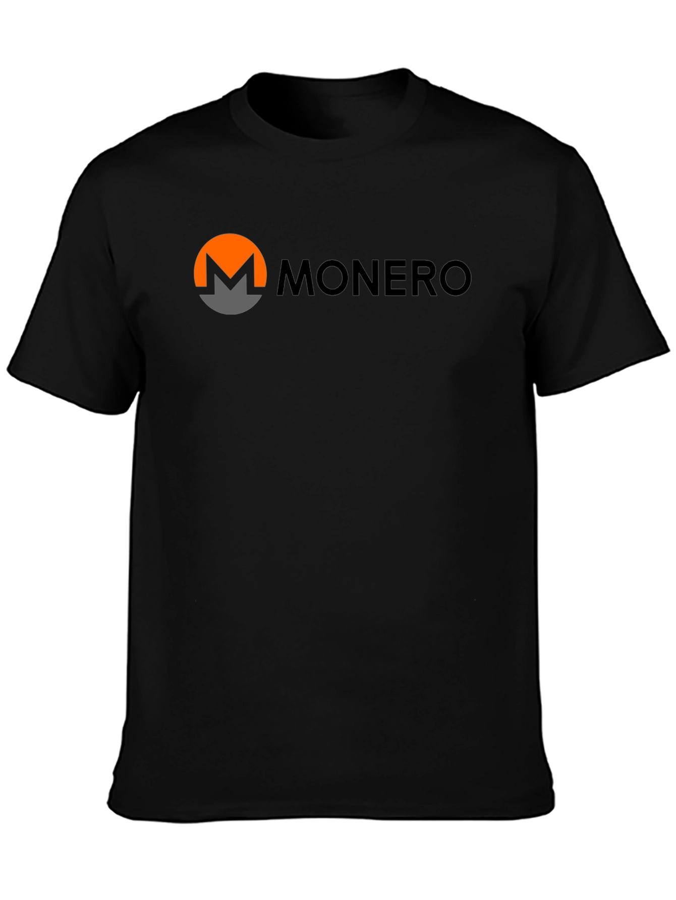 Monero Cryptocurrency Black T-Shirt