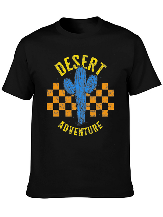 Desert Adventure Cactus Graphic T-Shirt
