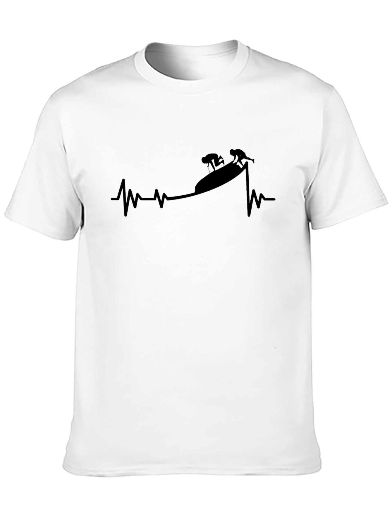 Cyclist Heartbeat Graphic T-Shirt