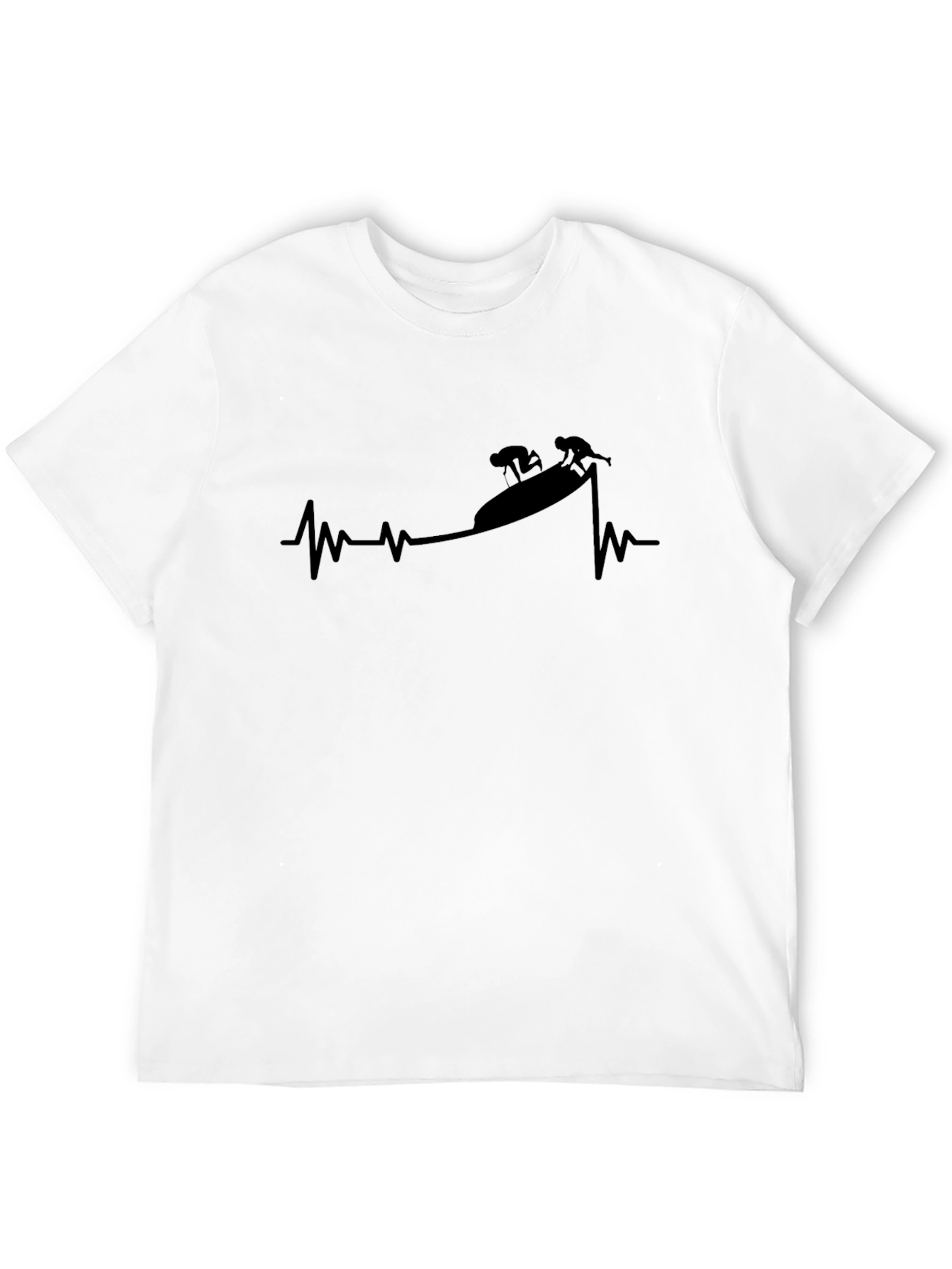 Cyclist Heartbeat Graphic T-Shirt