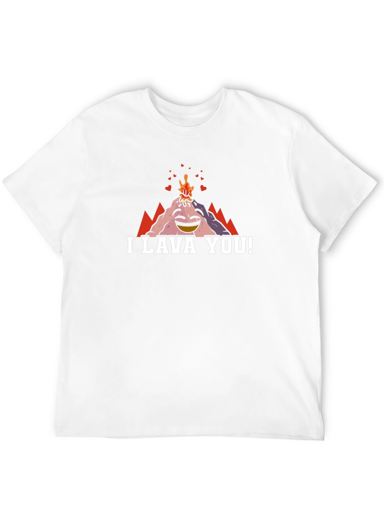 I Lava You Graphic Tee - Volcano Pun Shirt