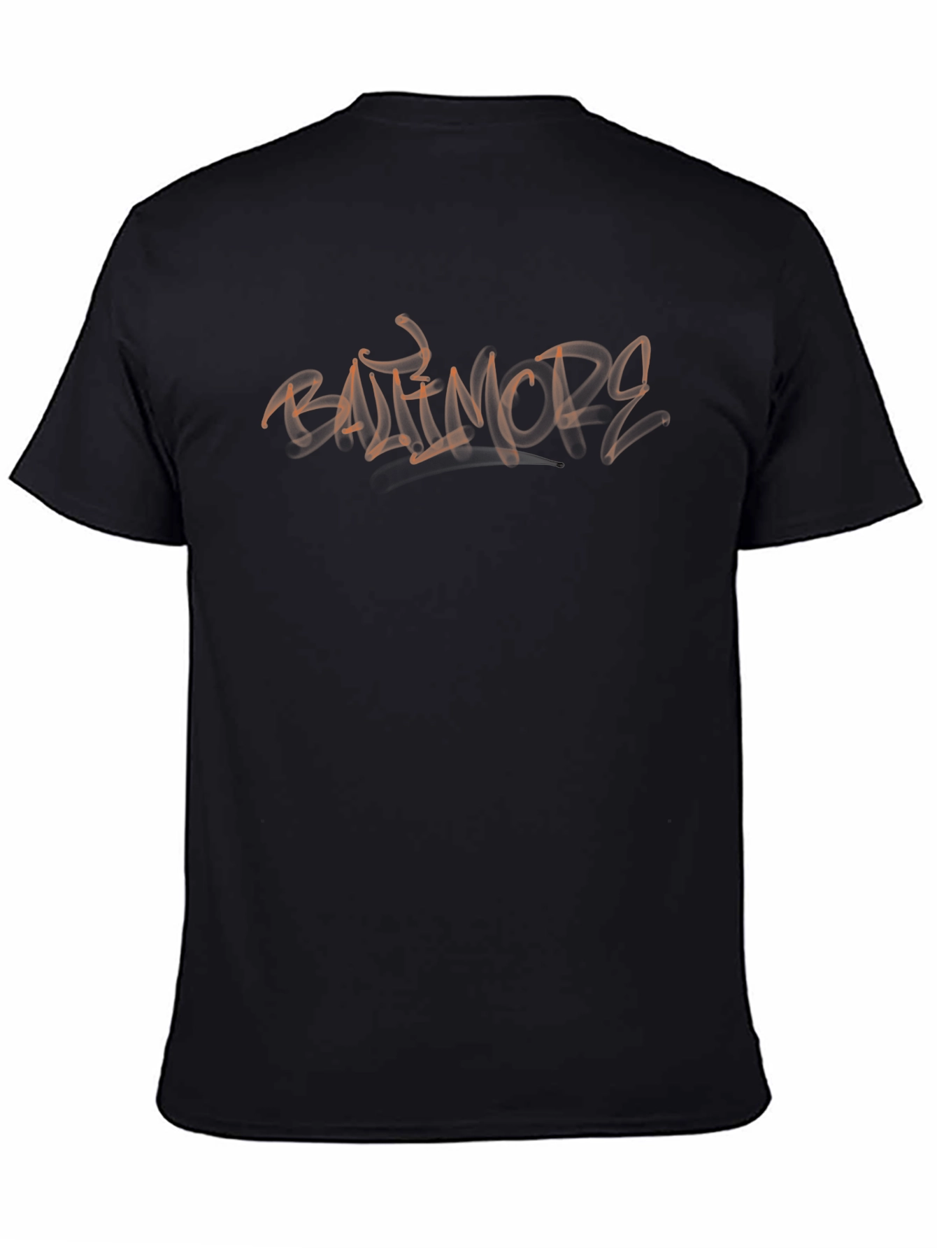 Baltimore Smoke Art Black T-Shirt