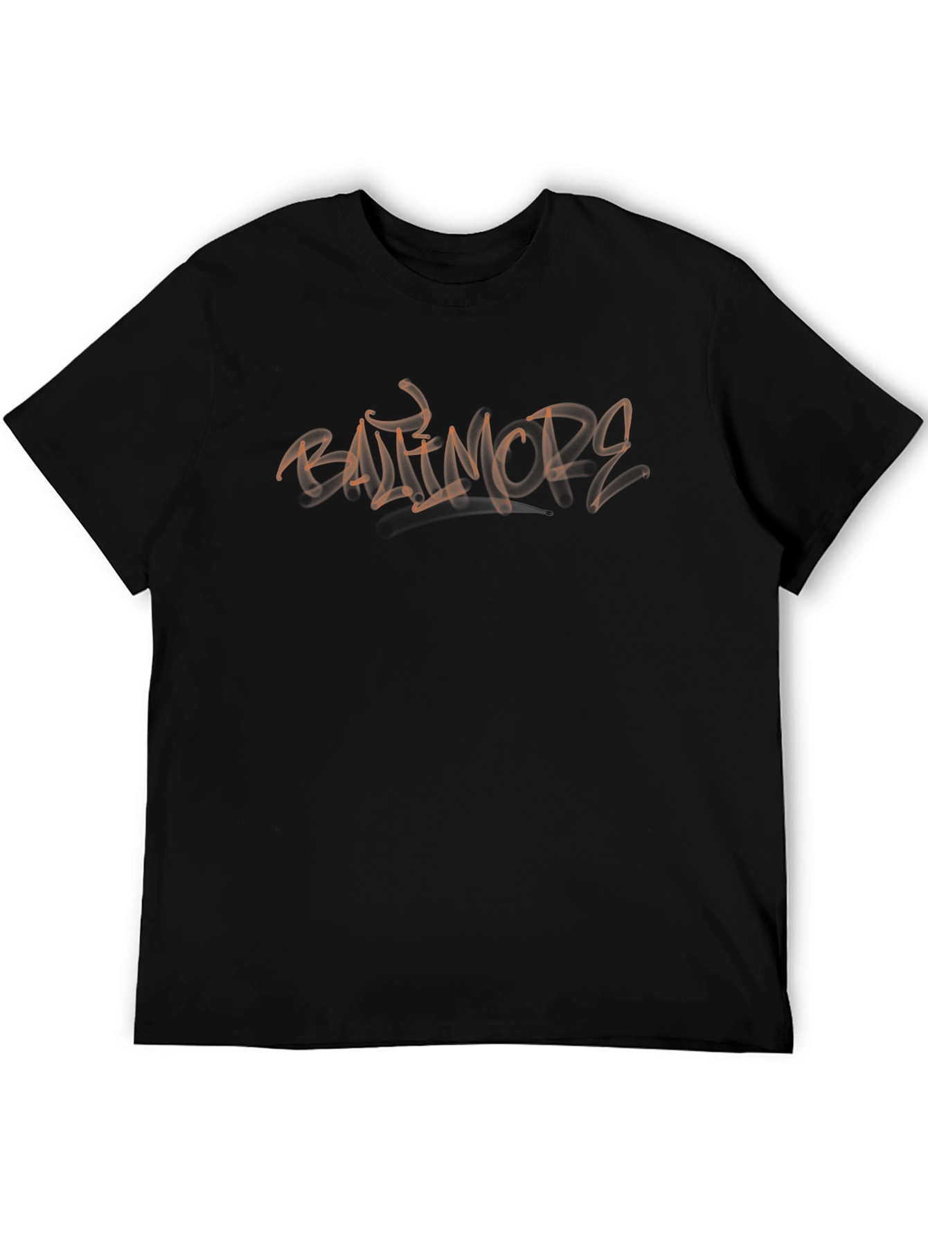 Baltimore Smoke Art Black T-Shirt