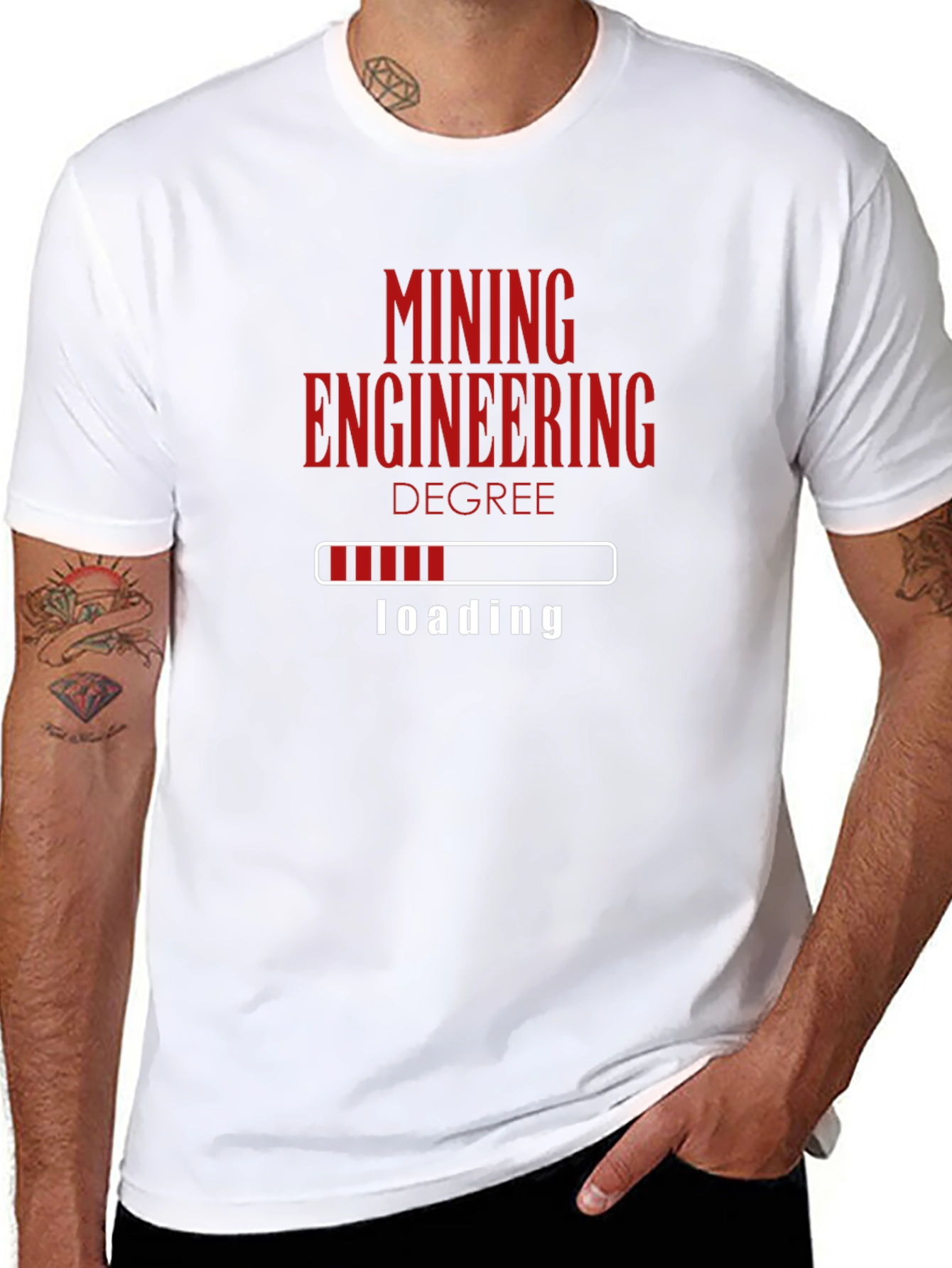 Mining Engineering Degree Loading T-Shirt