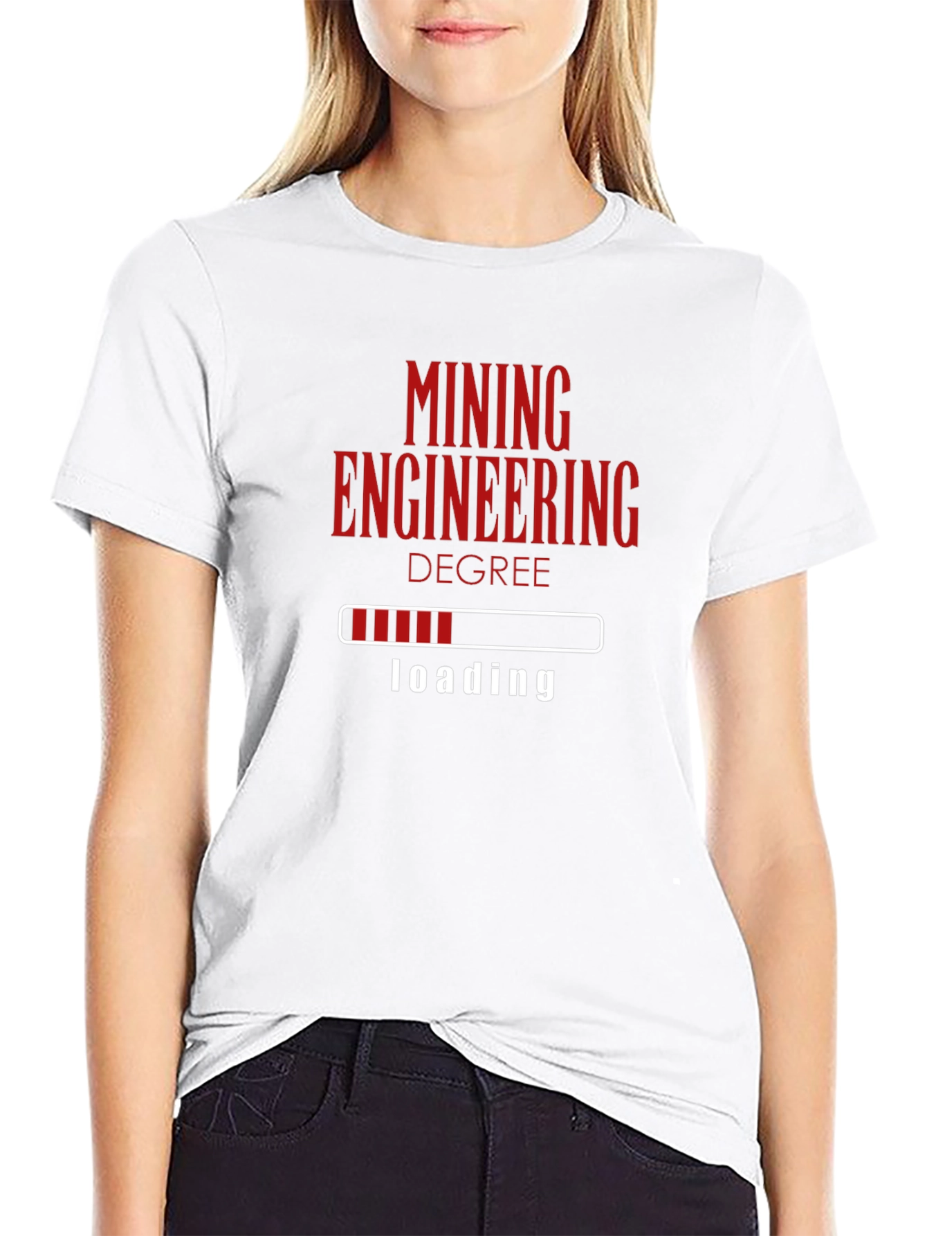 Mining Engineering Degree Loading T-Shirt