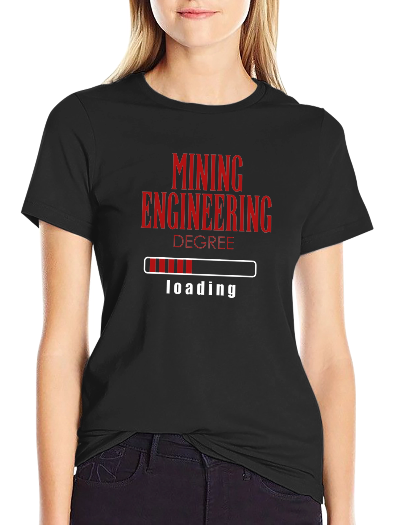Mining Engineering Degree Loading T-Shirt