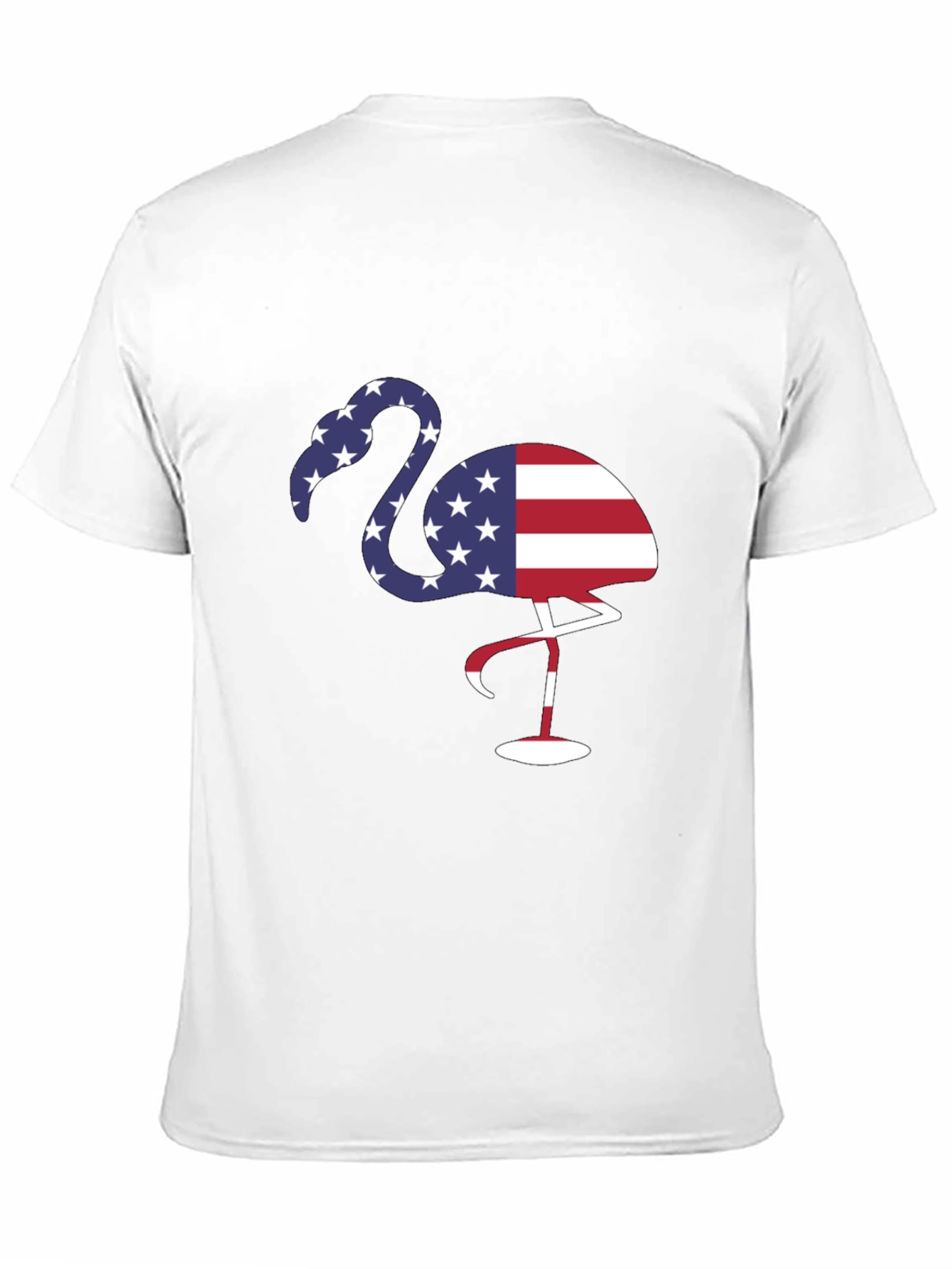 American Flag Flamingo T-Shirt
