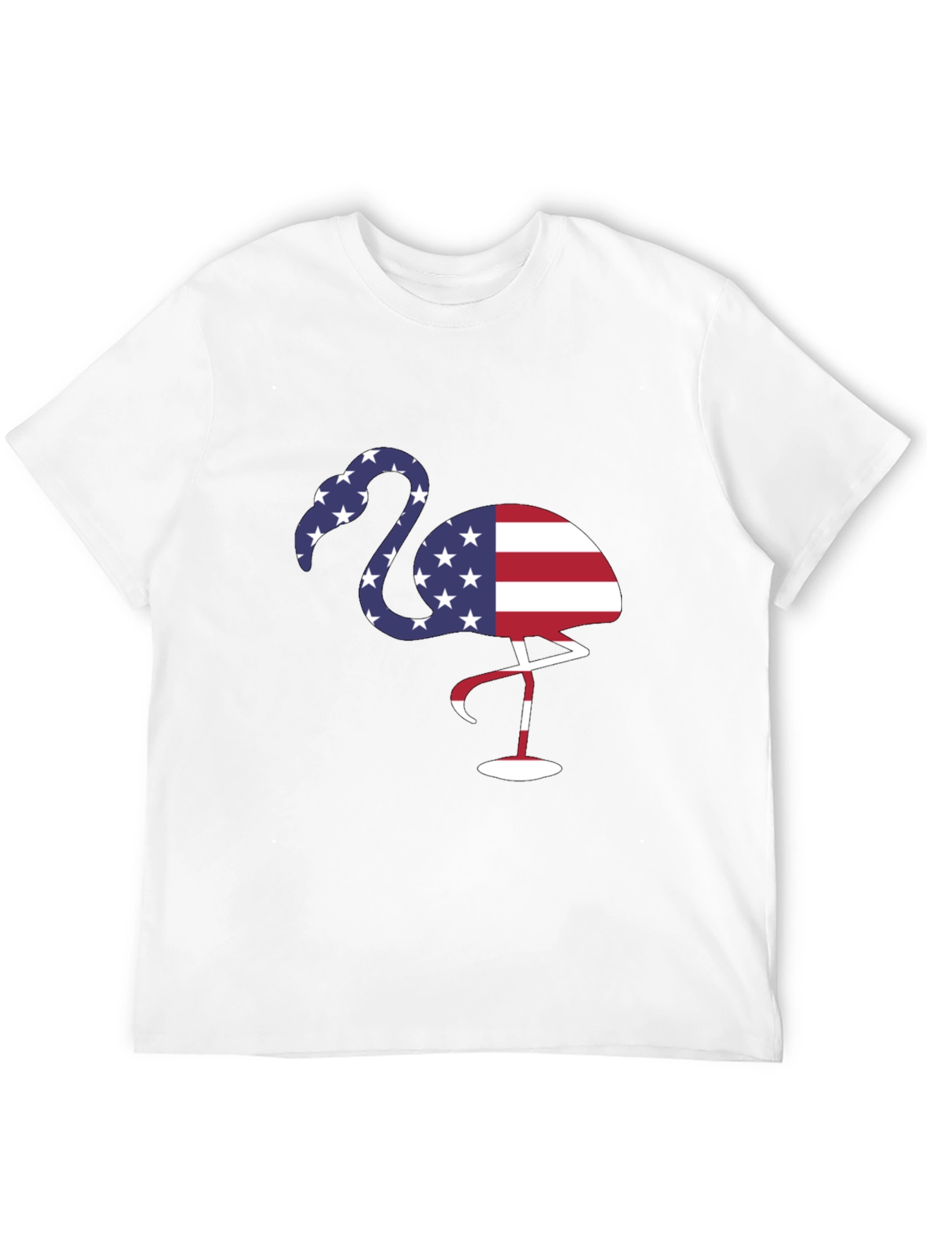 American Flag Flamingo T-Shirt