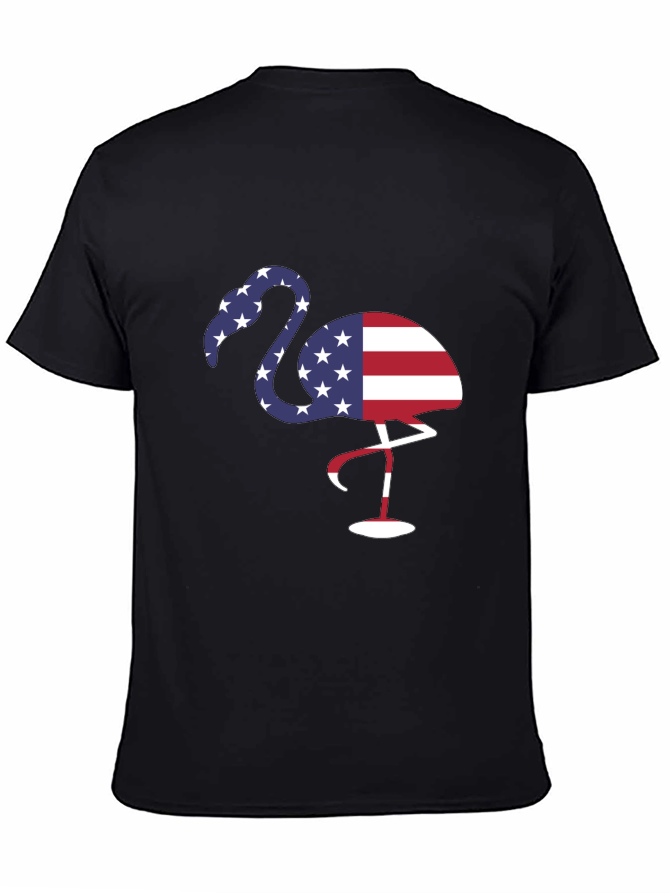American Flag Flamingo T-Shirt