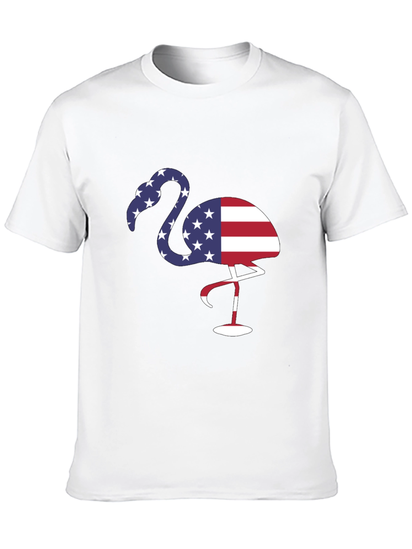 American Flag Flamingo T-Shirt
