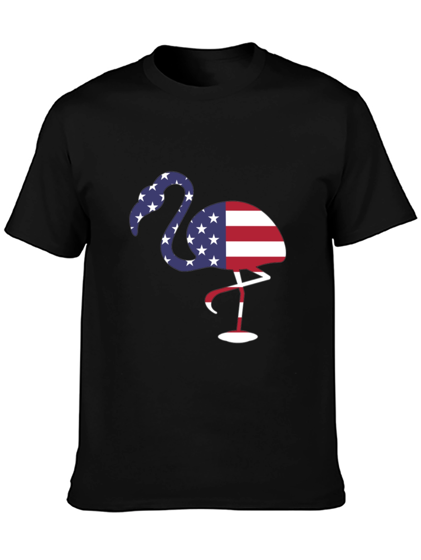 American Flag Flamingo T-Shirt