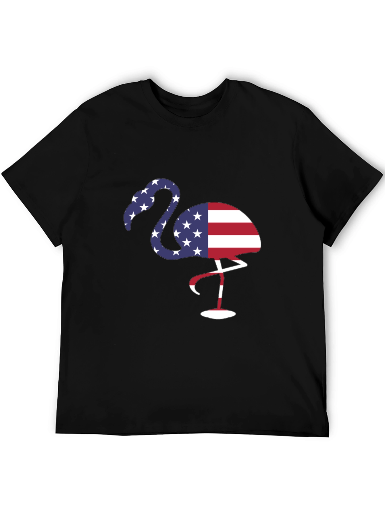 American Flag Flamingo T-Shirt