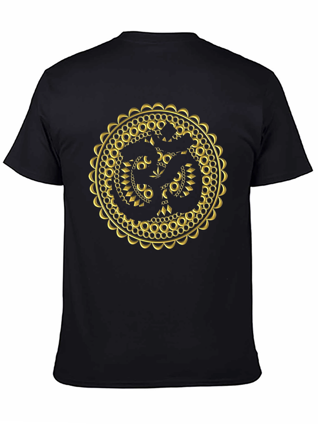 Om Mandala Graphic Black Tee