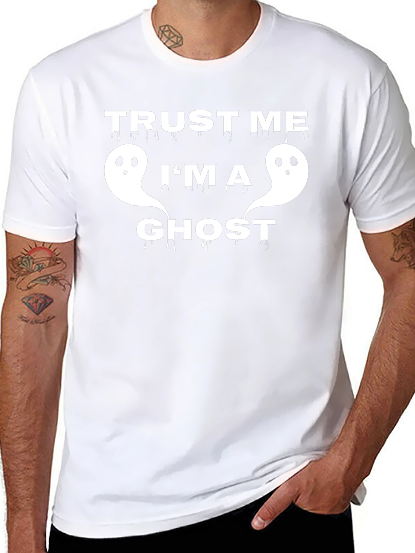 Trust Me Im A Ghost Funny Halloween T-Shirt