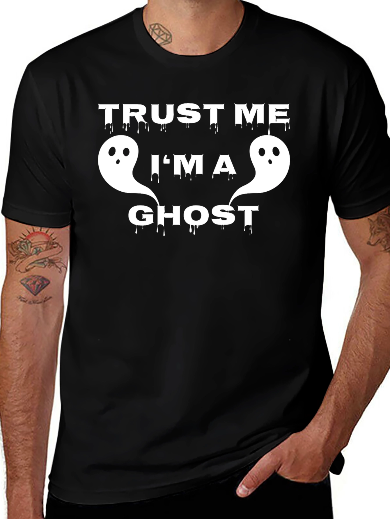 Trust Me Im A Ghost Funny Halloween T-Shirt
