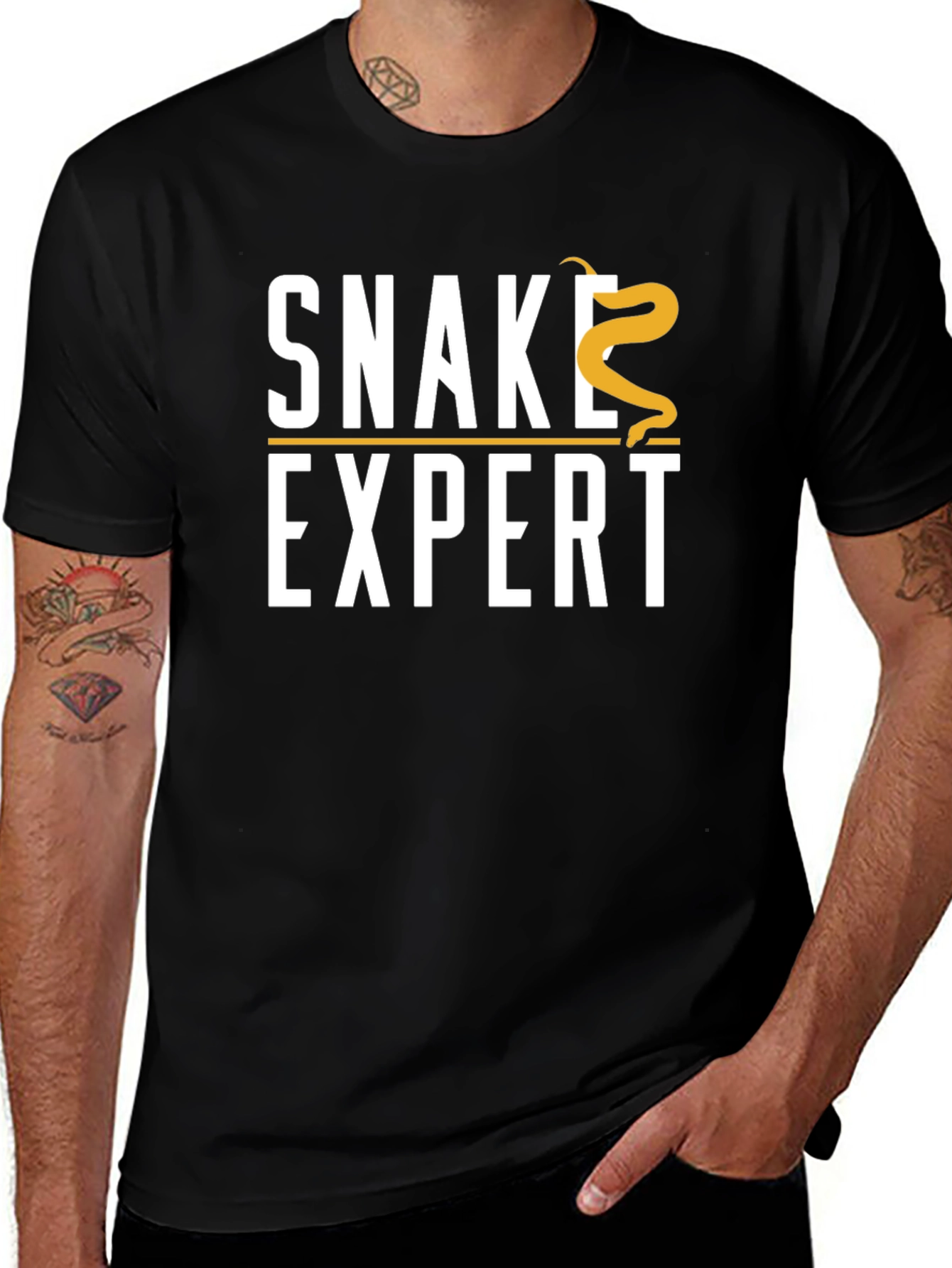 Snake Expert T-Shirt - Novelty Reptile Lover Tee