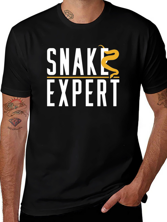 Snake Expert T-Shirt - Novelty Reptile Lover Tee