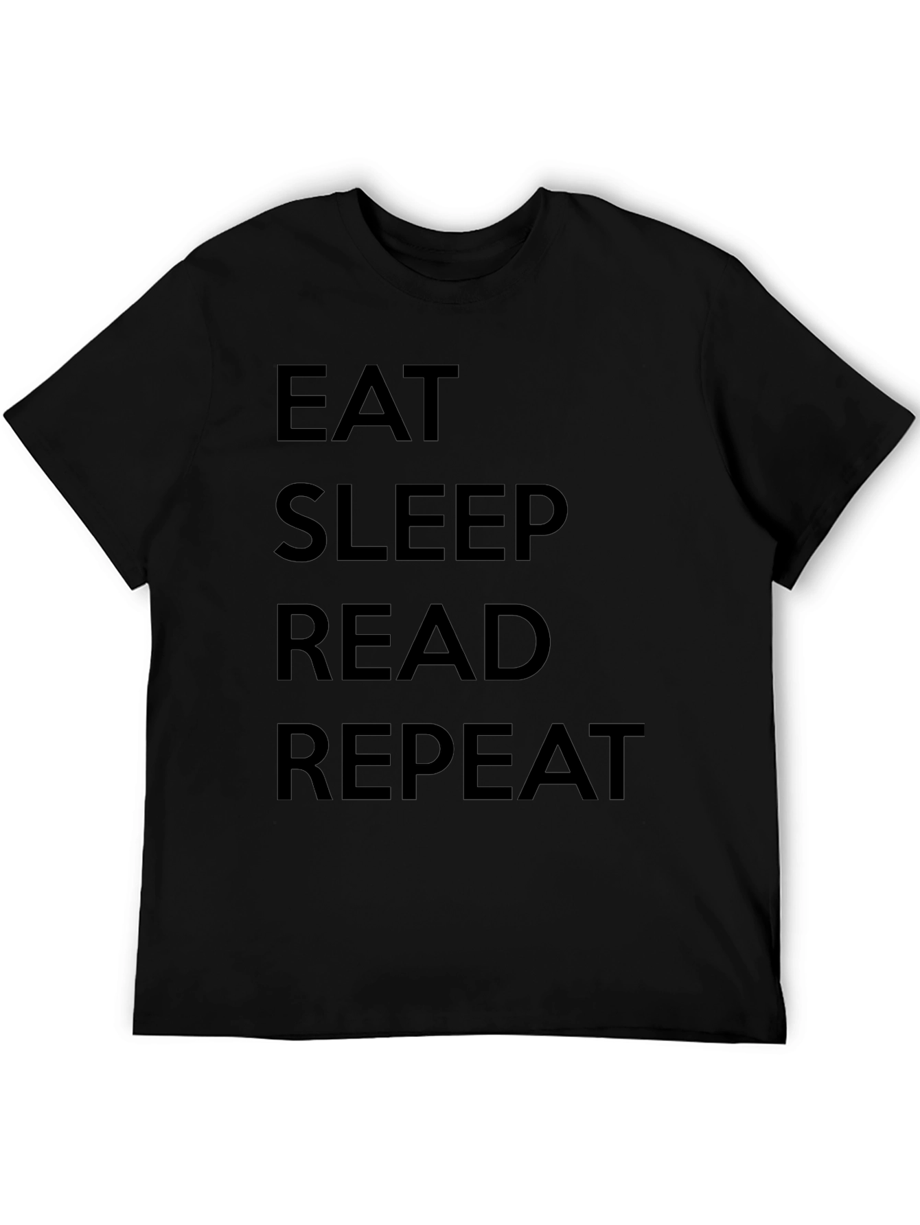 Eat Sleep Read Repeat Graphic Tee