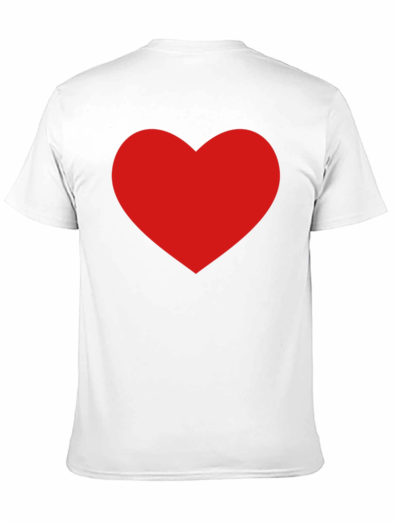 Red Heart Graphic Black T-Shirt