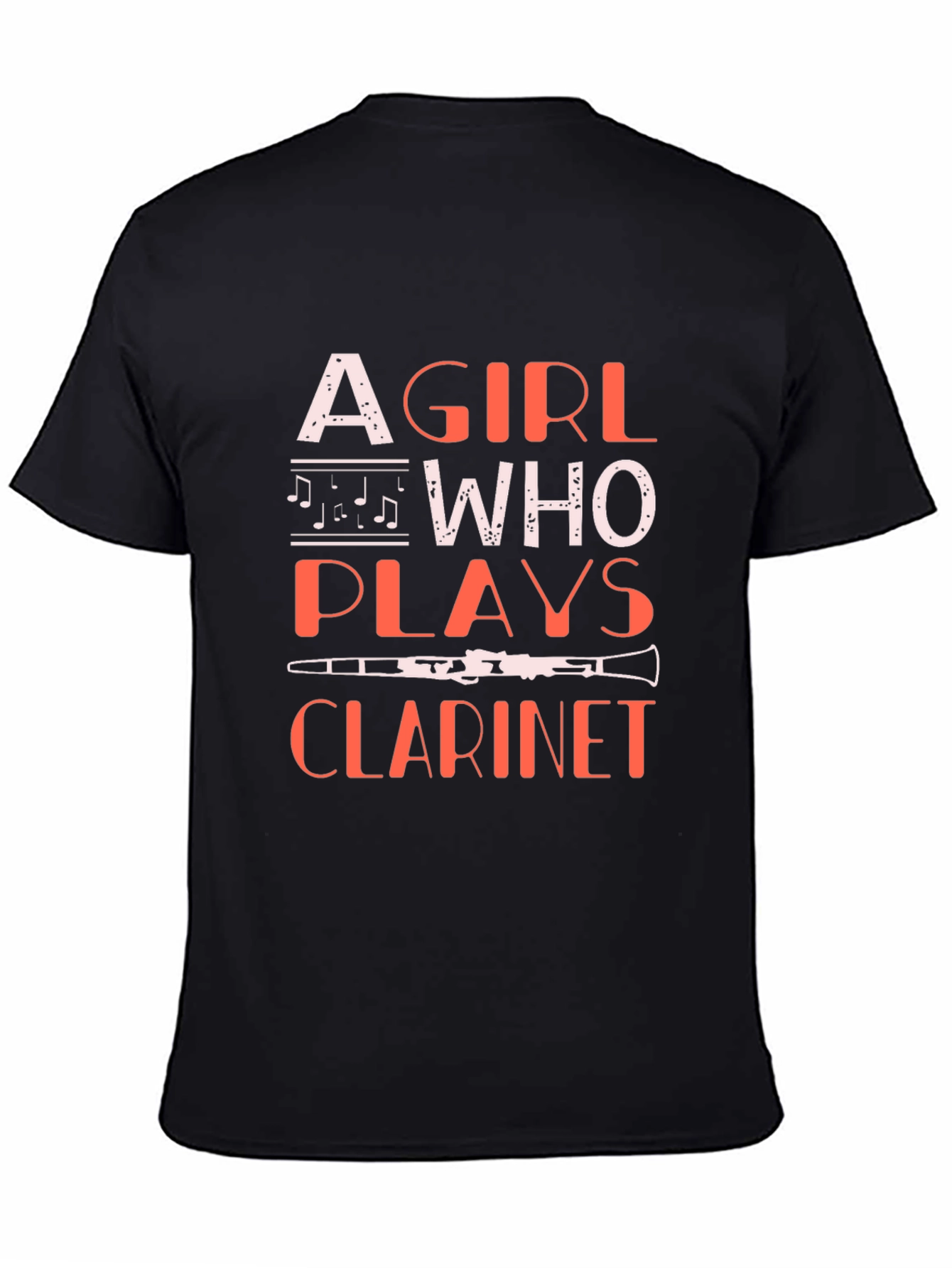 Girl Who Plays Clarinet T-Shirt - Music Lover Tee
