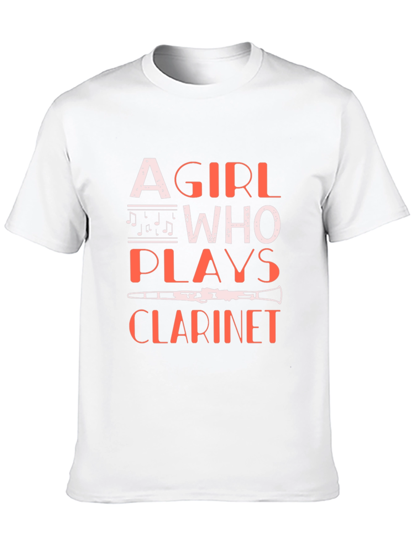 Girl Who Plays Clarinet T-Shirt - Music Lover Tee