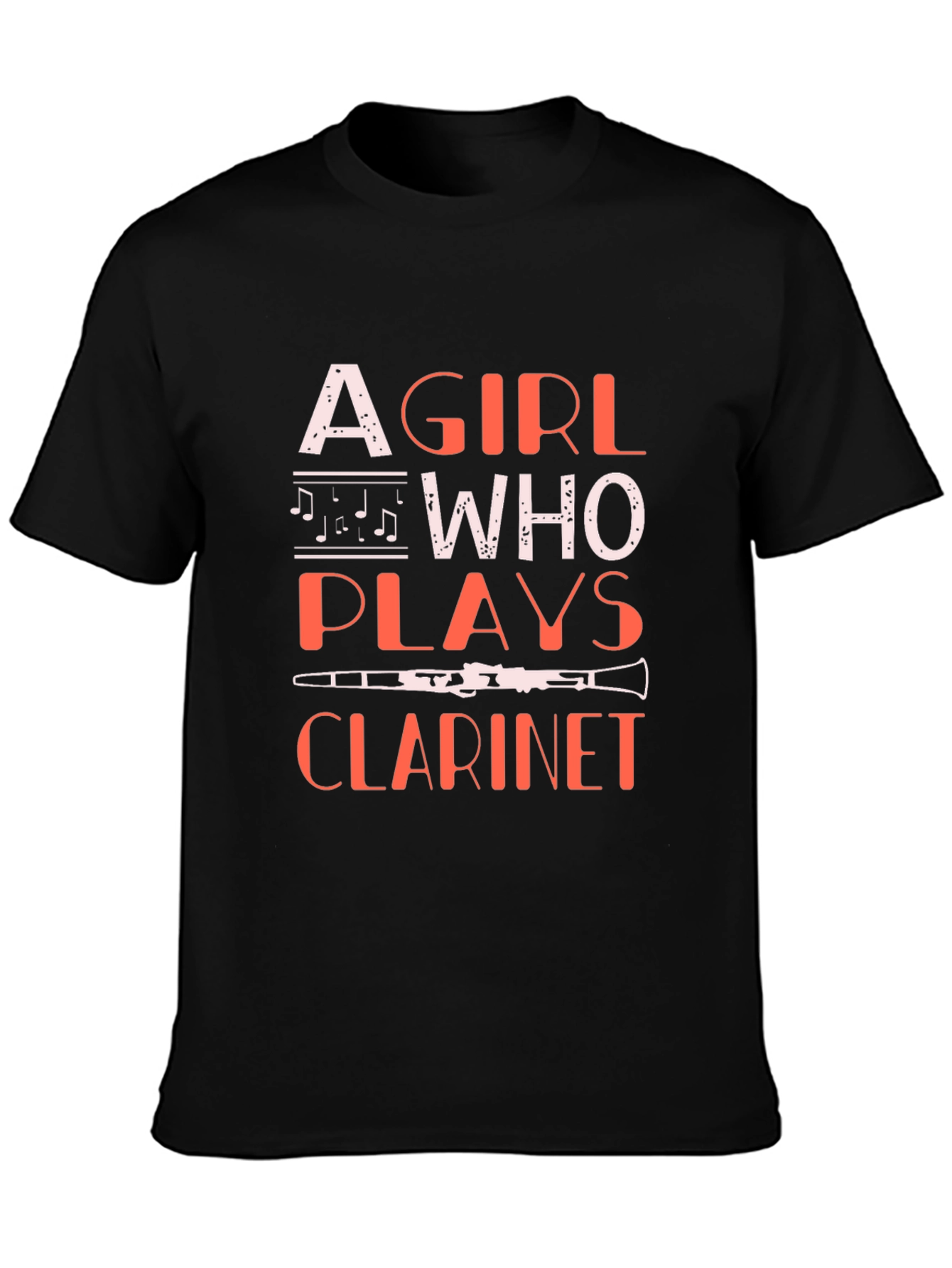 Girl Who Plays Clarinet T-Shirt - Music Lover Tee