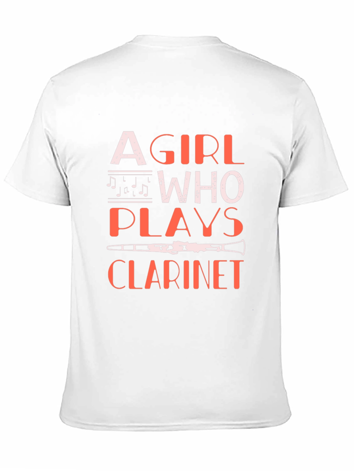 Girl Who Plays Clarinet T-Shirt - Music Lover Tee