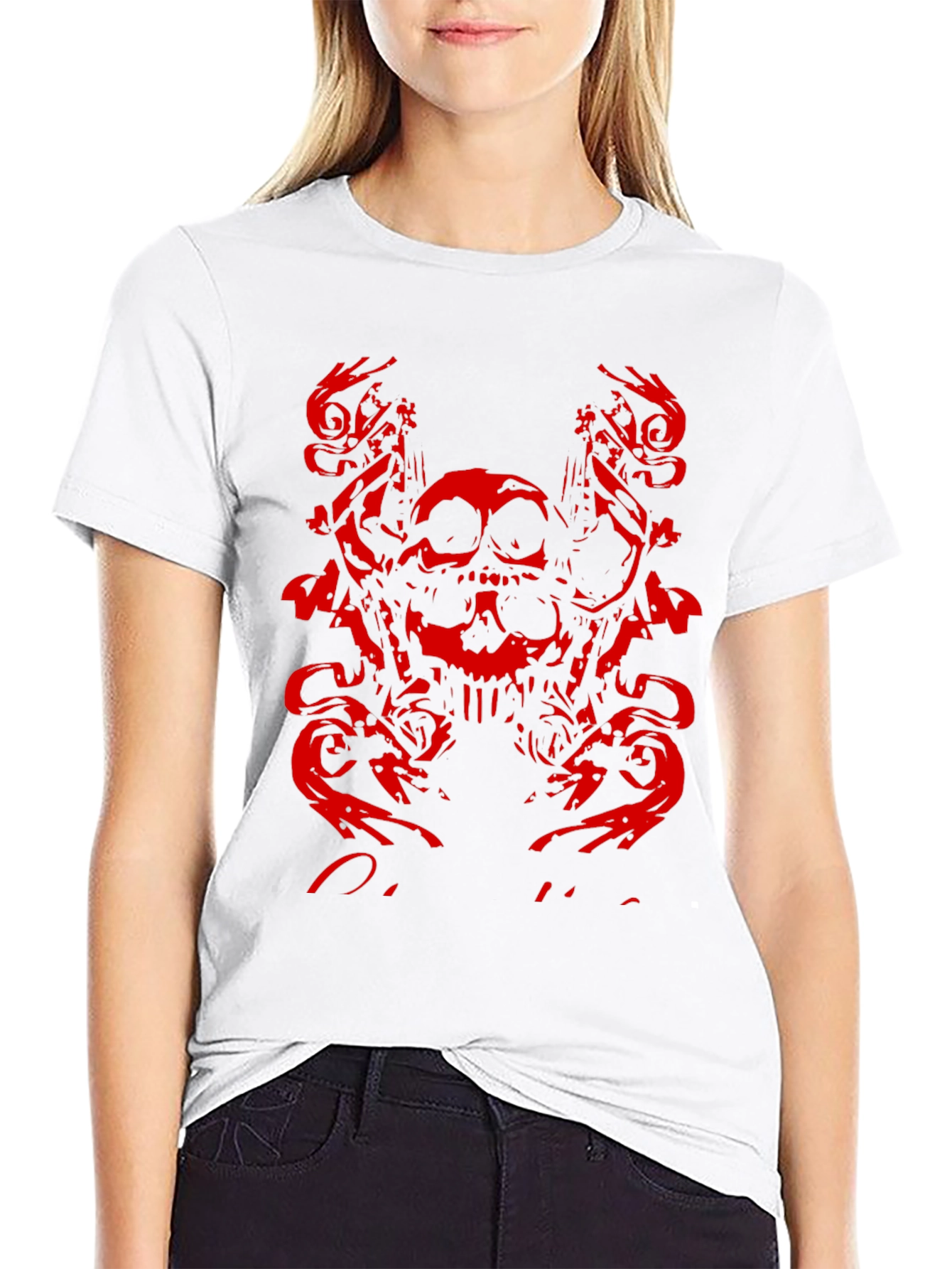 Skull Graphic T-Shirt - Edgy Design