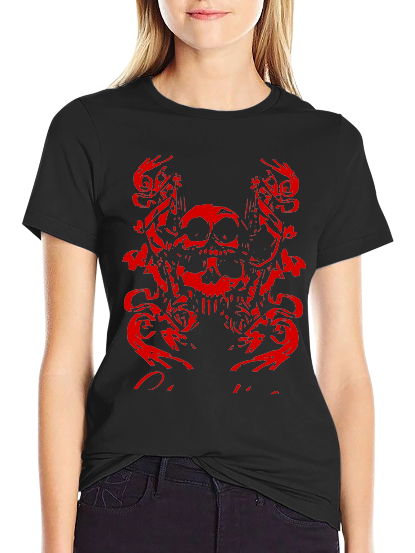 Skull Graphic T-Shirt - Edgy Design