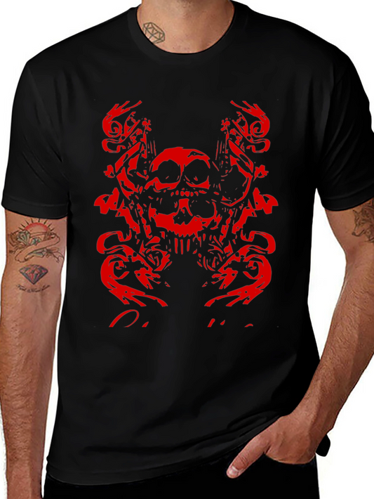 Skull Graphic T-Shirt - Edgy Design