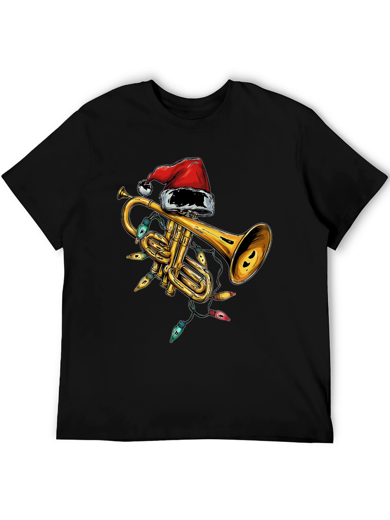 Christmas Trumpet T-Shirt - Holiday Music Tee