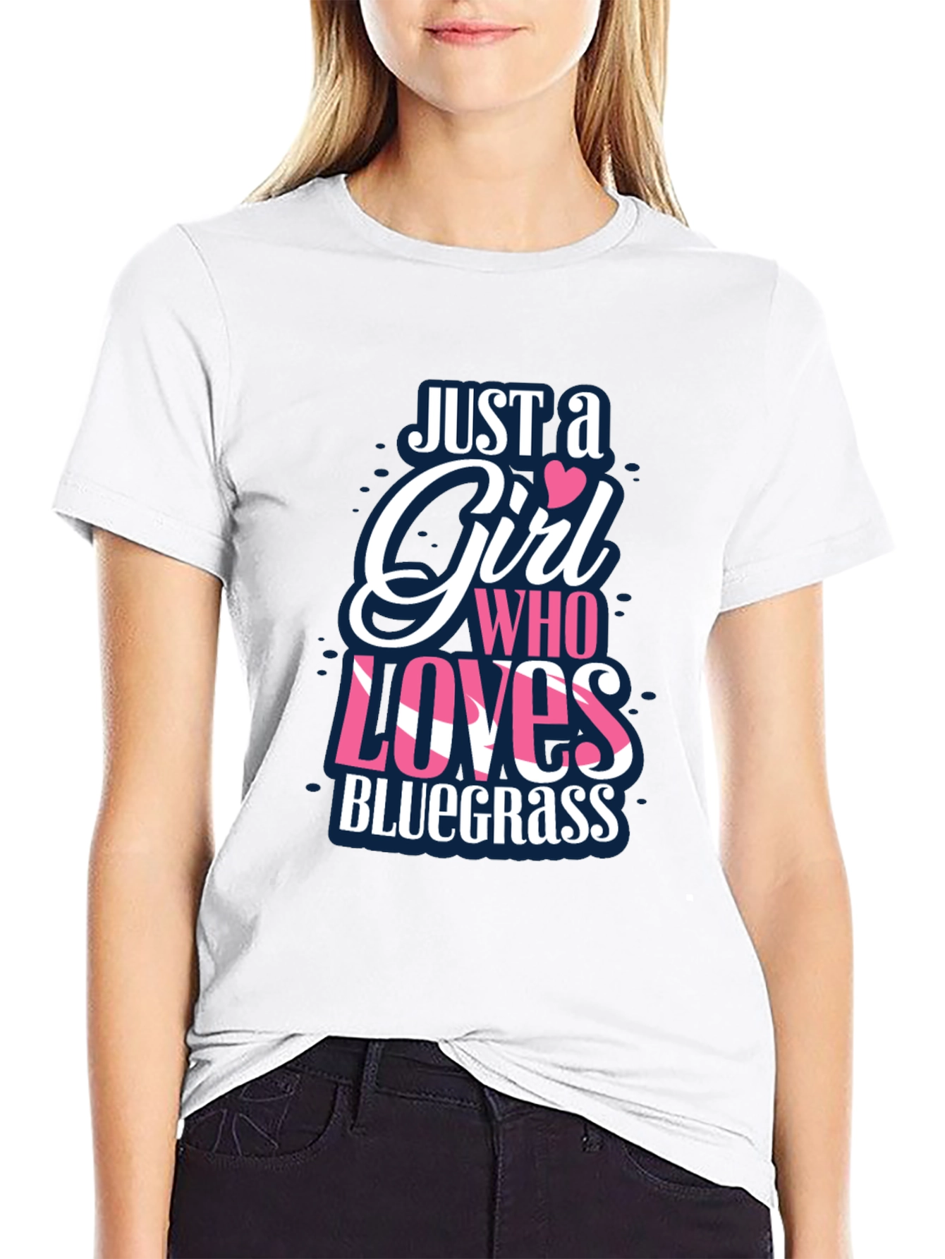 Just A Girl Who Loves Bluegrass T-Shirt