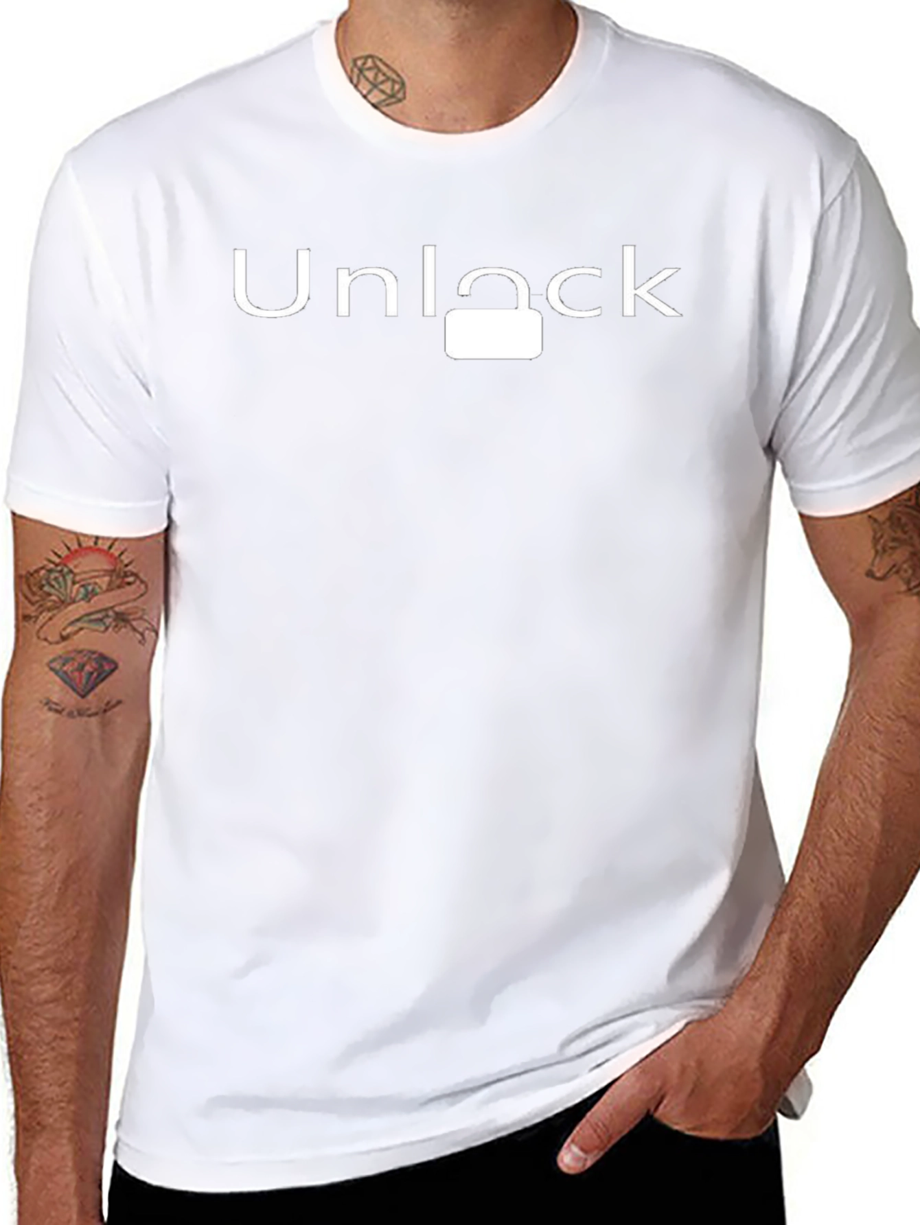 Unlock Graphic T-Shirt - Cool Trendy Tee