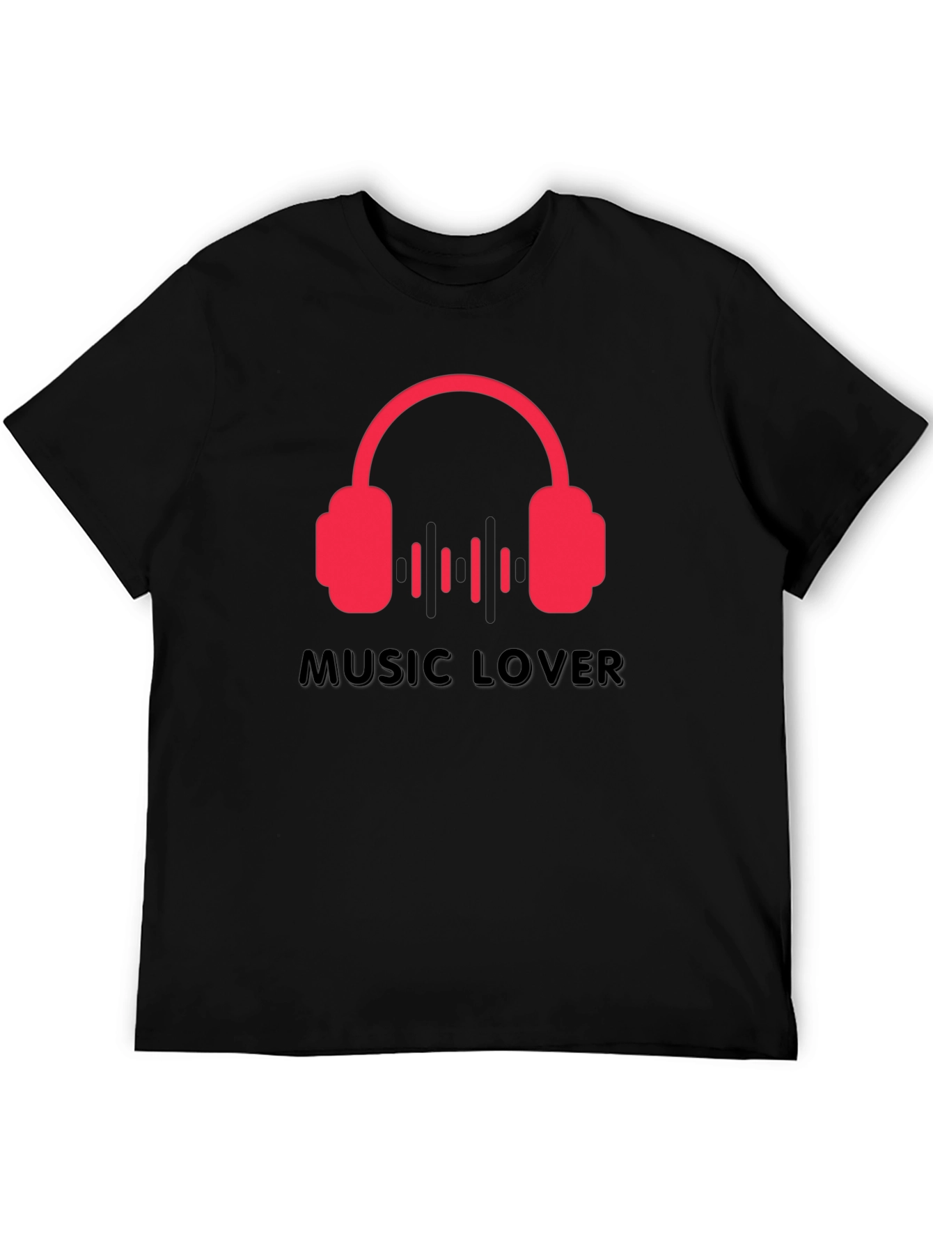 Music Lover Black T-Shirt