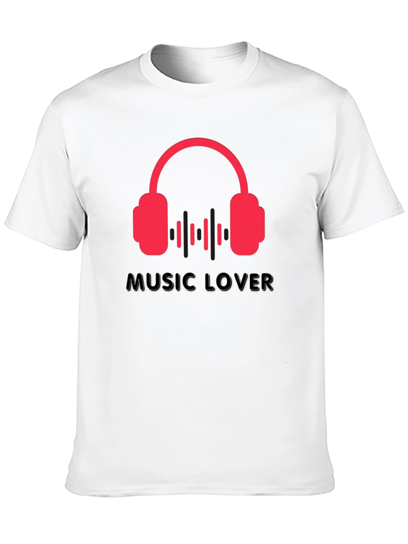 Music Lover Black T-Shirt