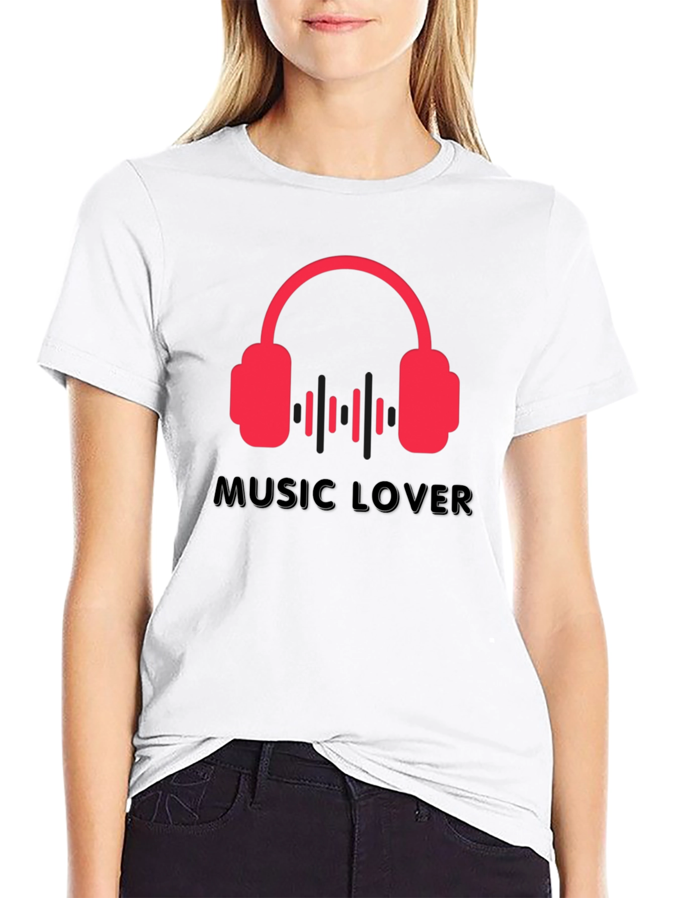 Music Lover Black T-Shirt
