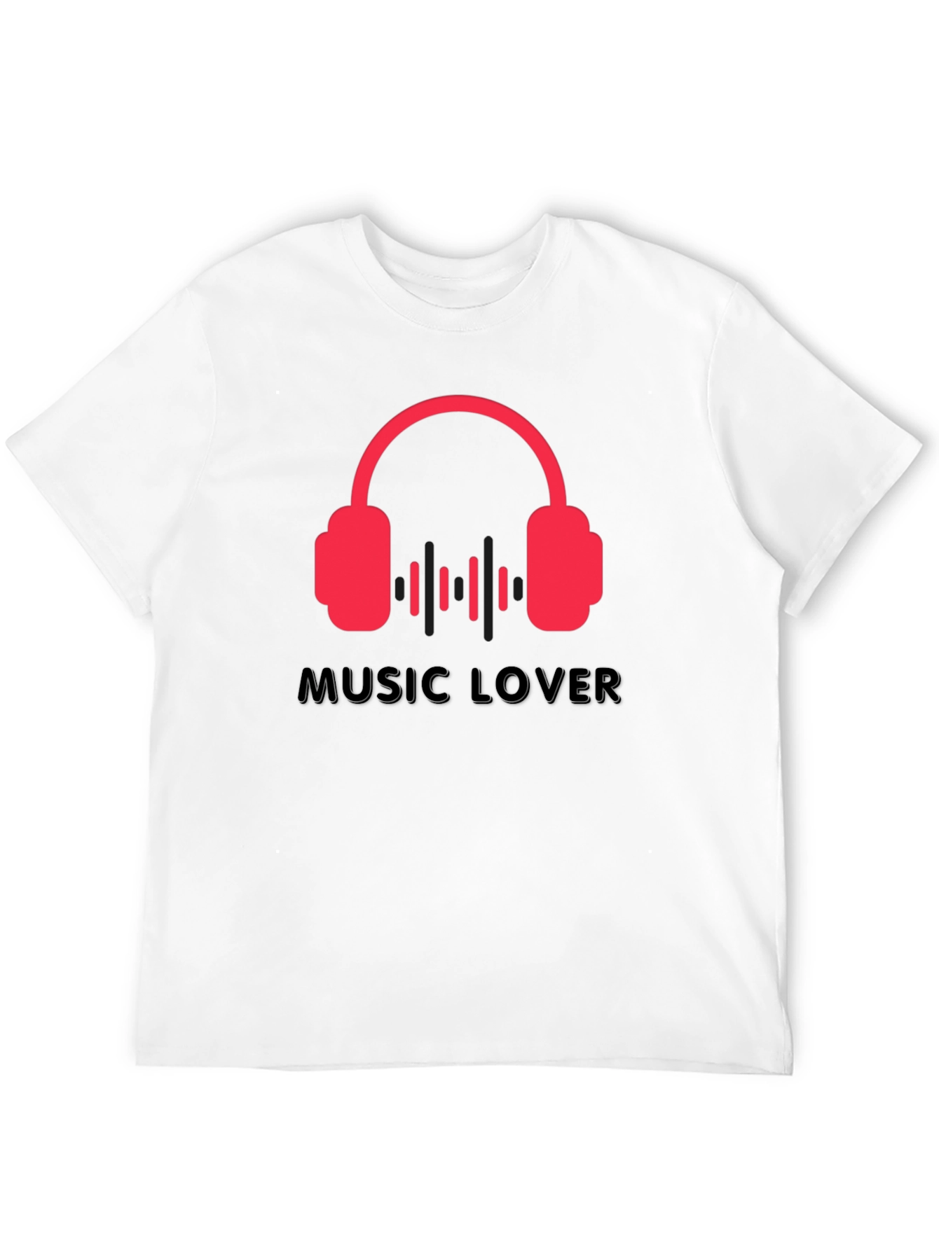 Music Lover Black T-Shirt