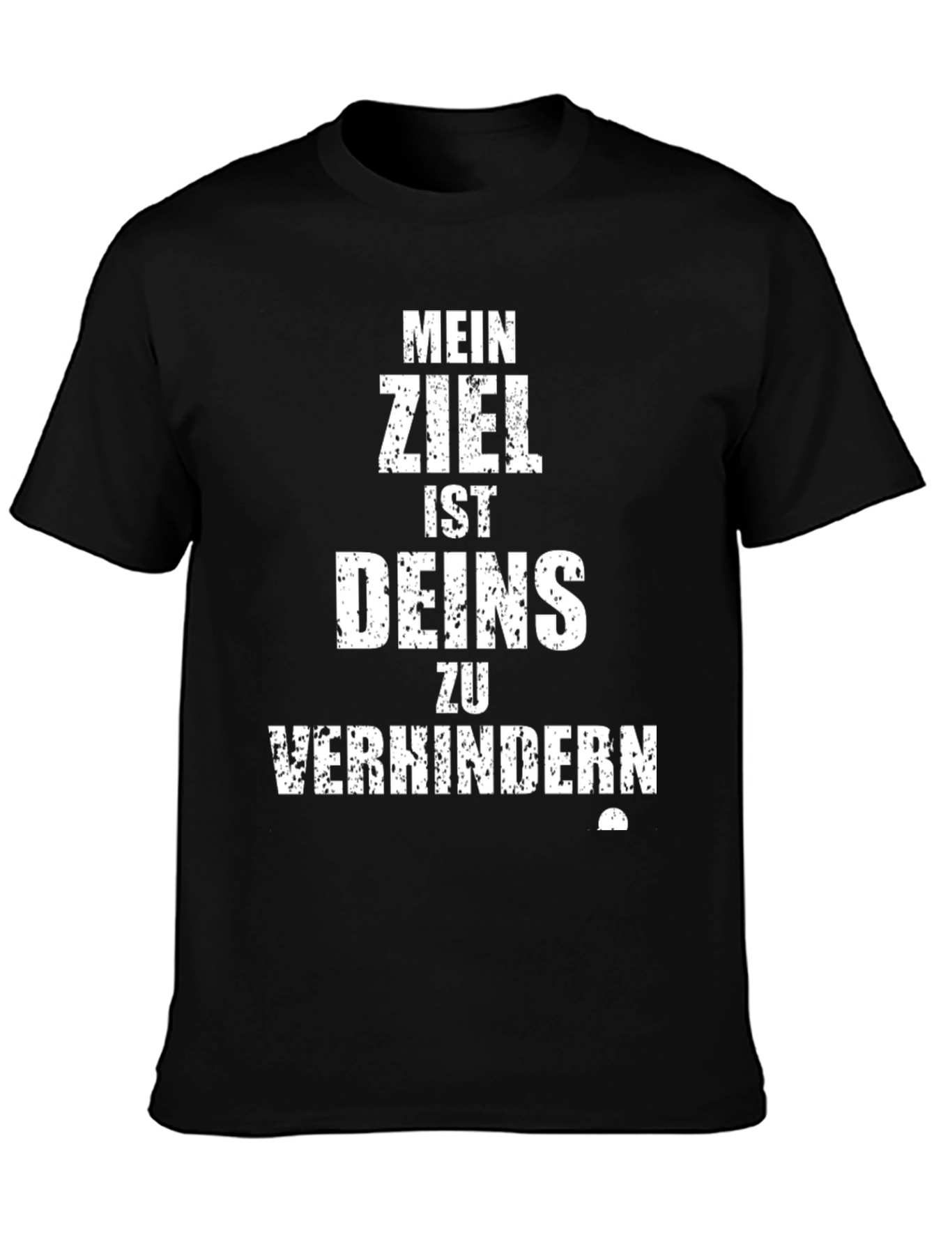 Mens Black T-Shirt - Funny German Saying