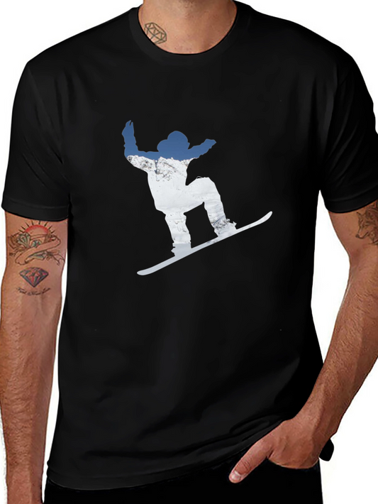 Snowboarder Graphic Tee - Ride the Slopes in Style