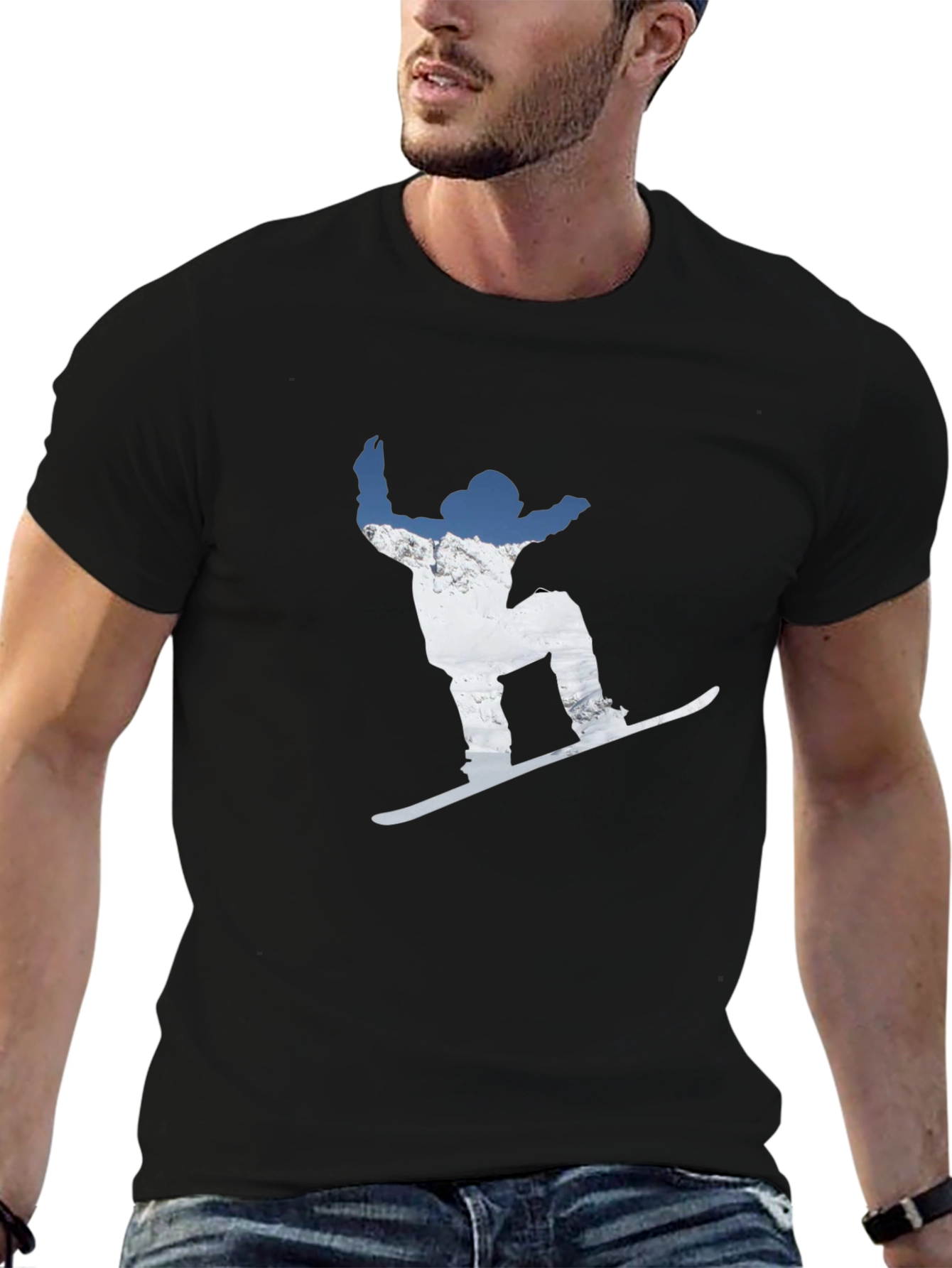 Snowboarder Graphic Tee - Ride the Slopes in Style