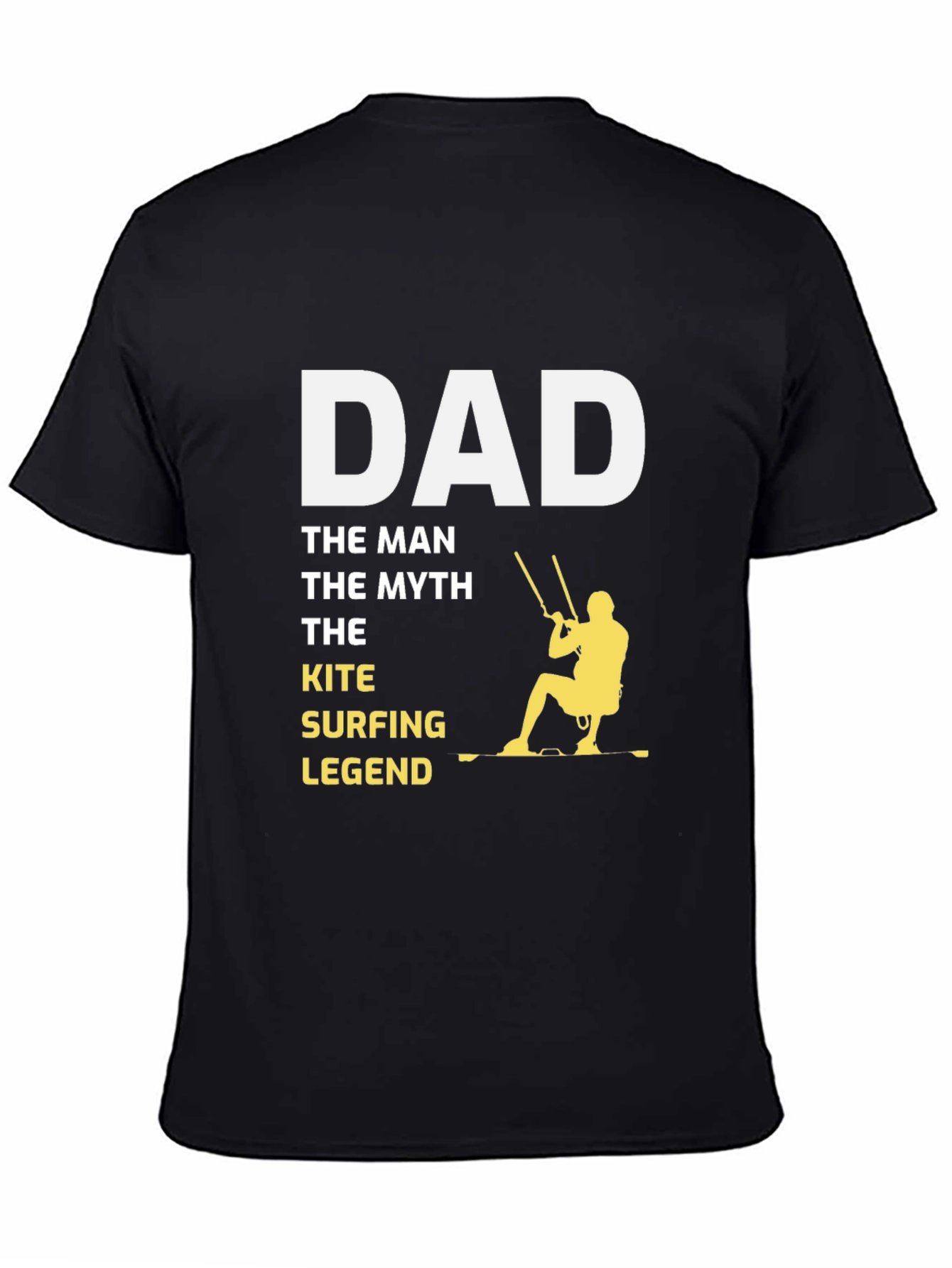 Dad Kite Surfing Legend Graphic Tee
